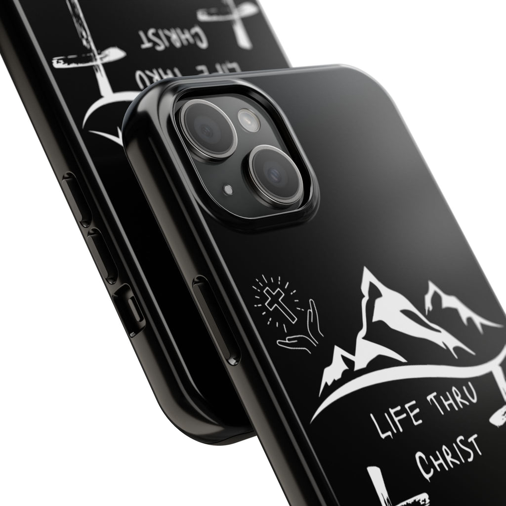 Life Thru Christ Black Phone Case