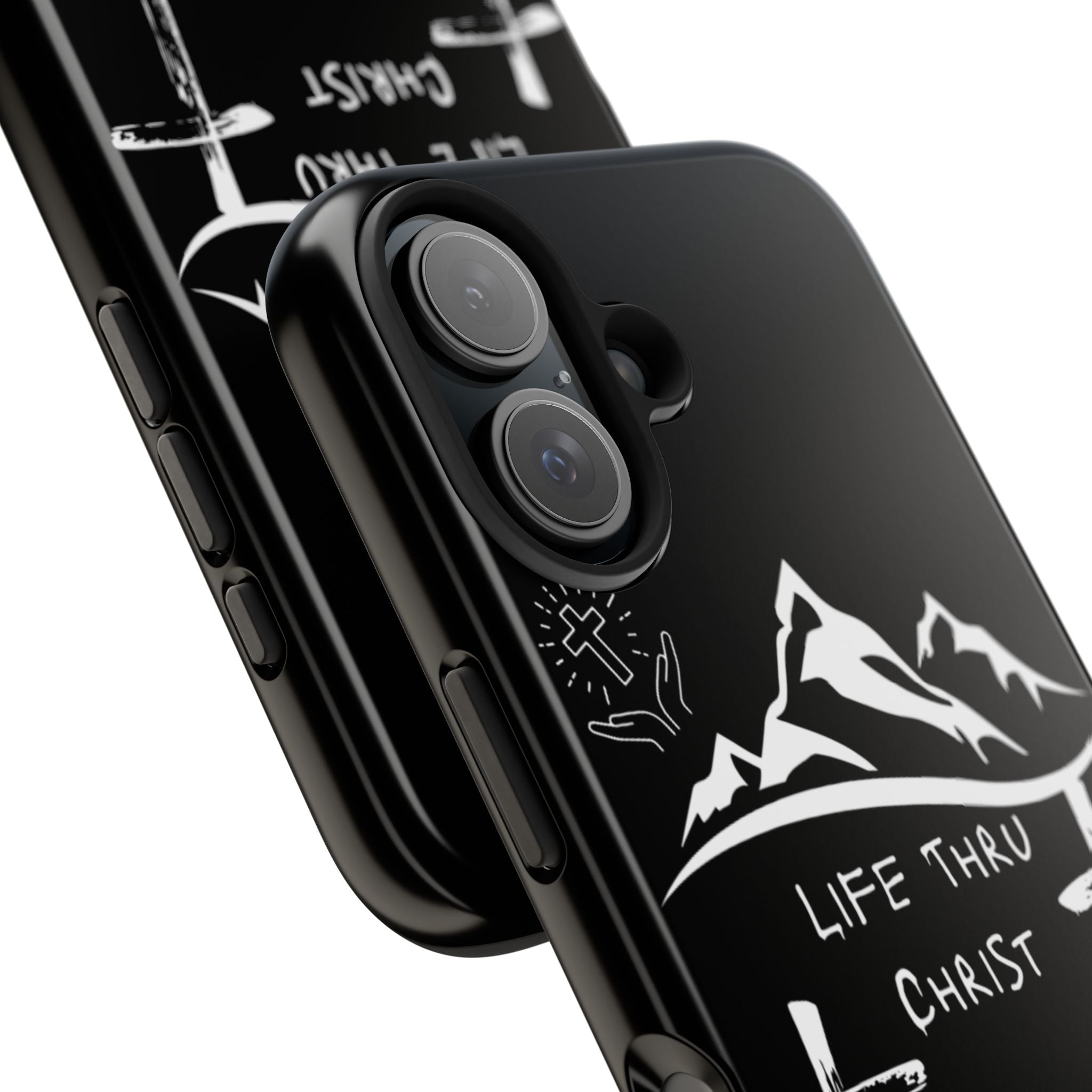 Life Thru Christ Black Phone Case