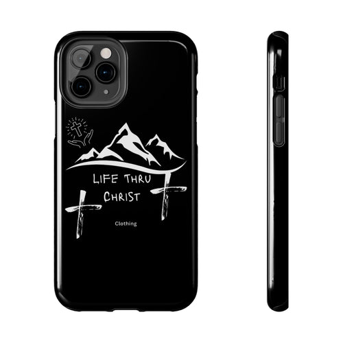 Life Thru Christ Black Phone Case