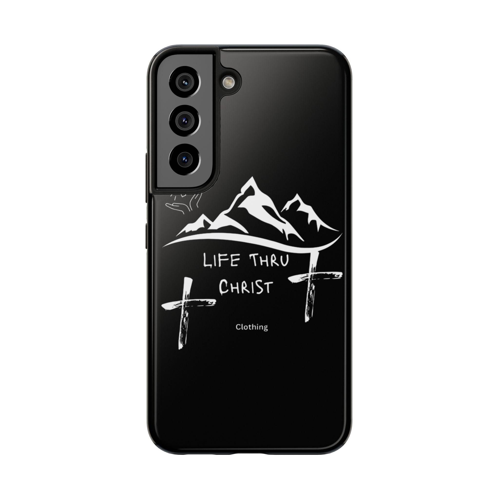 Life Thru Christ Black Phone Case