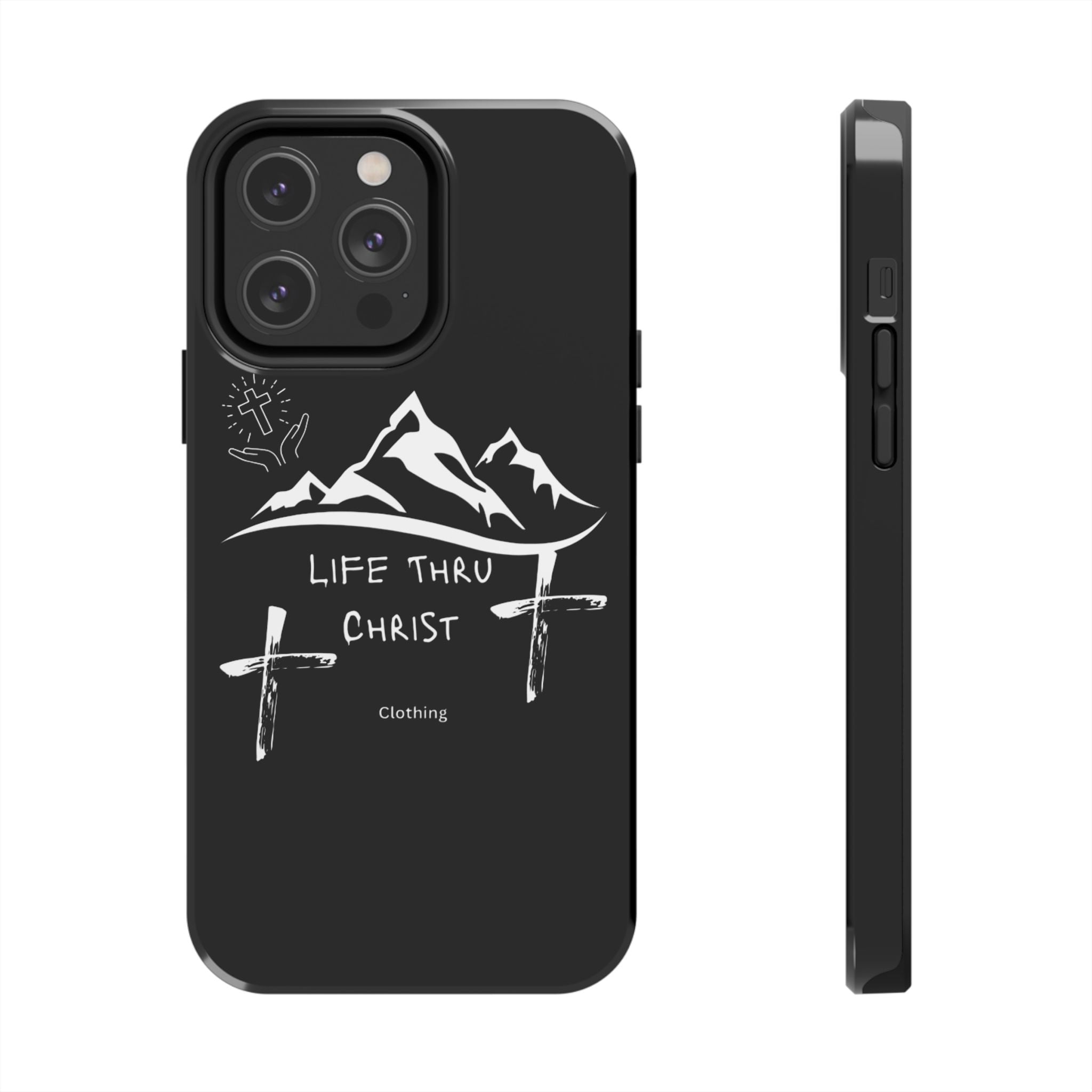 Life Thru Christ Black Phone Case