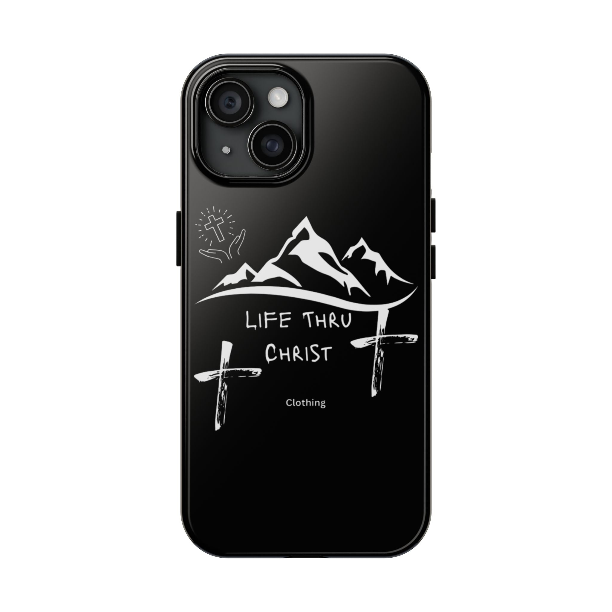 Life Thru Christ Black Phone Case