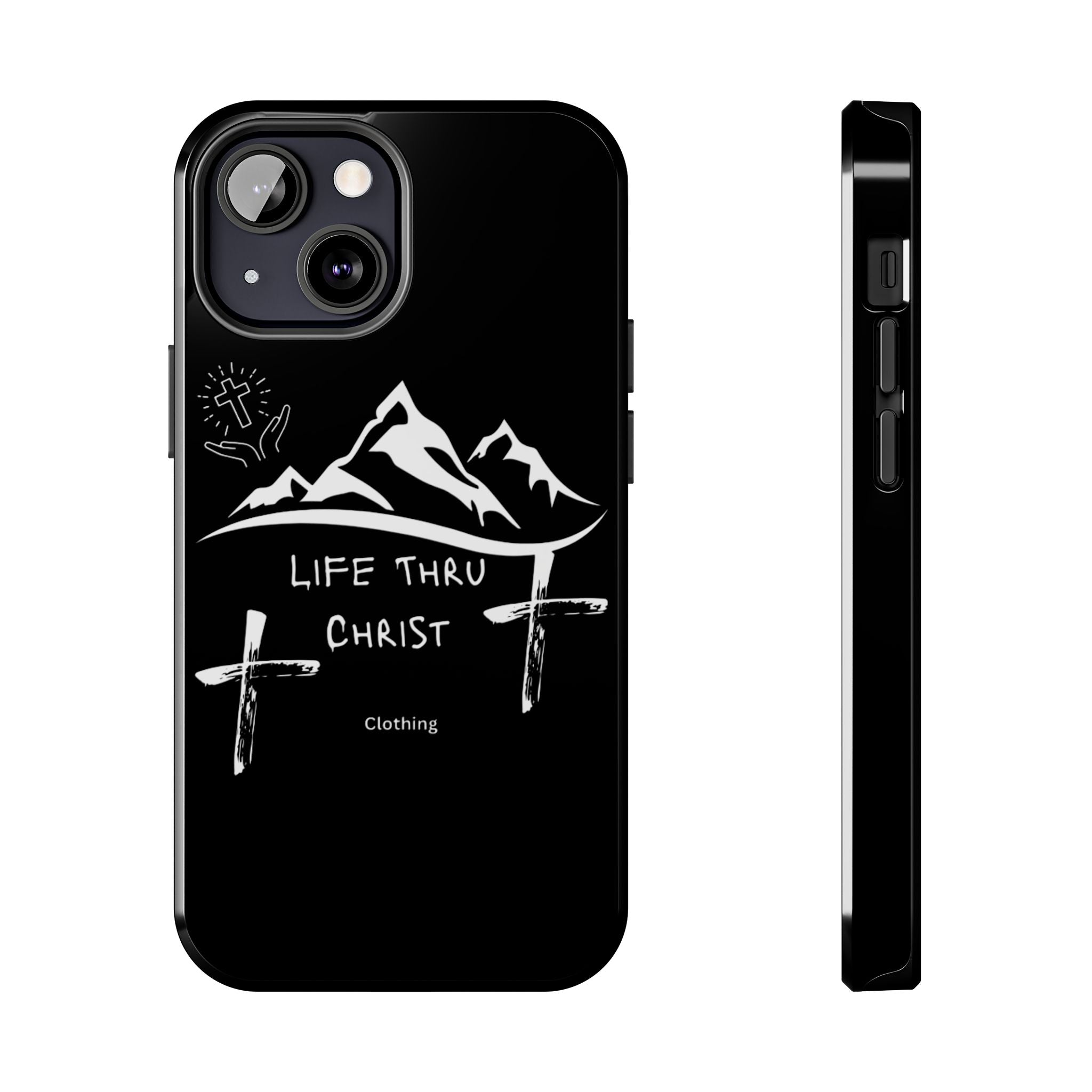 Life Thru Christ Black Phone Case
