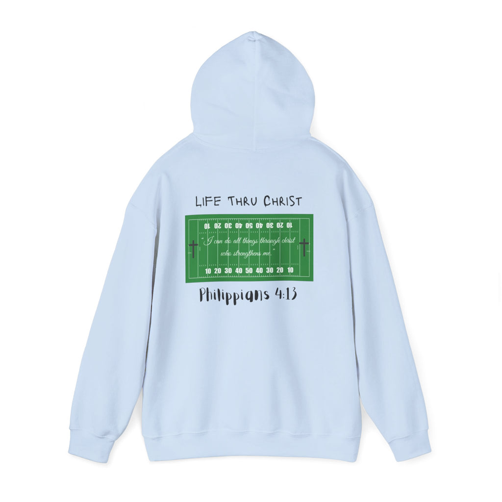 Life Thru Christ Football Hoodie