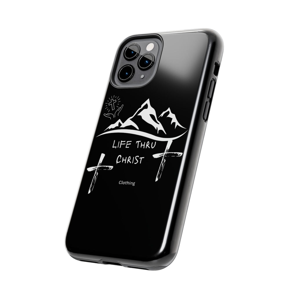 Life Thru Christ Black Phone Case