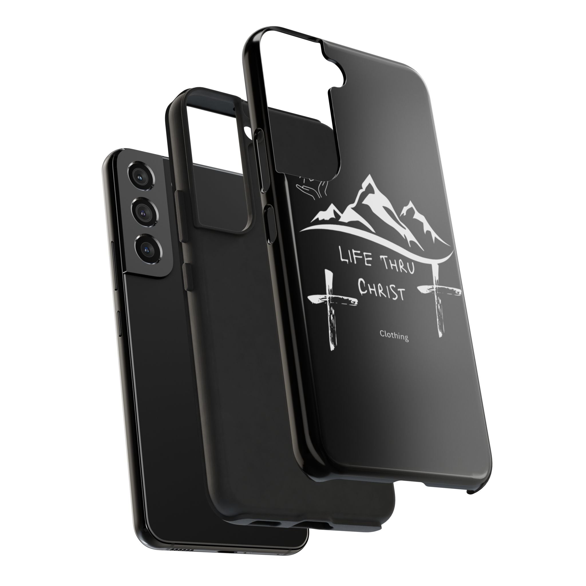 Life Thru Christ Black Phone Case