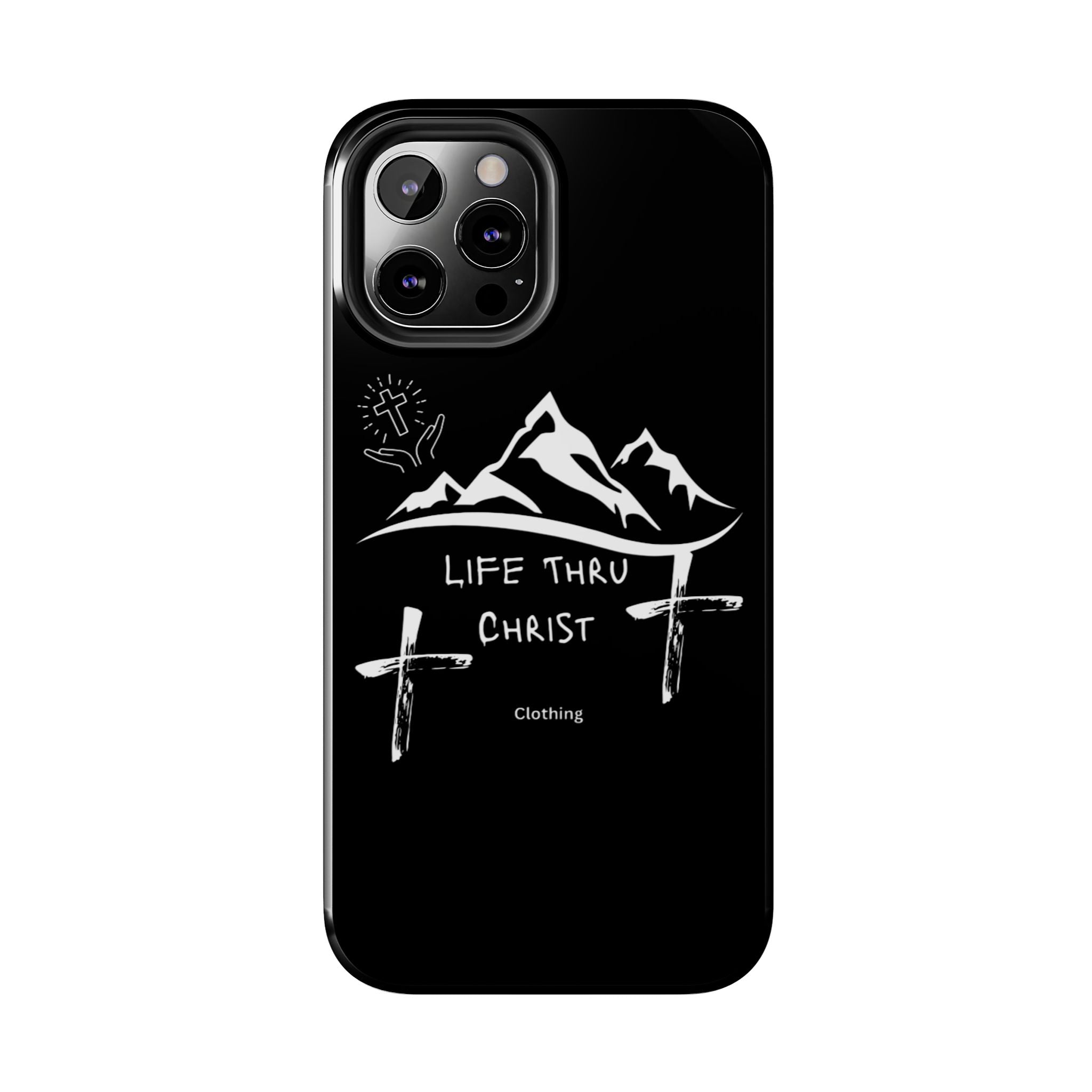 Life Thru Christ Black Phone Case
