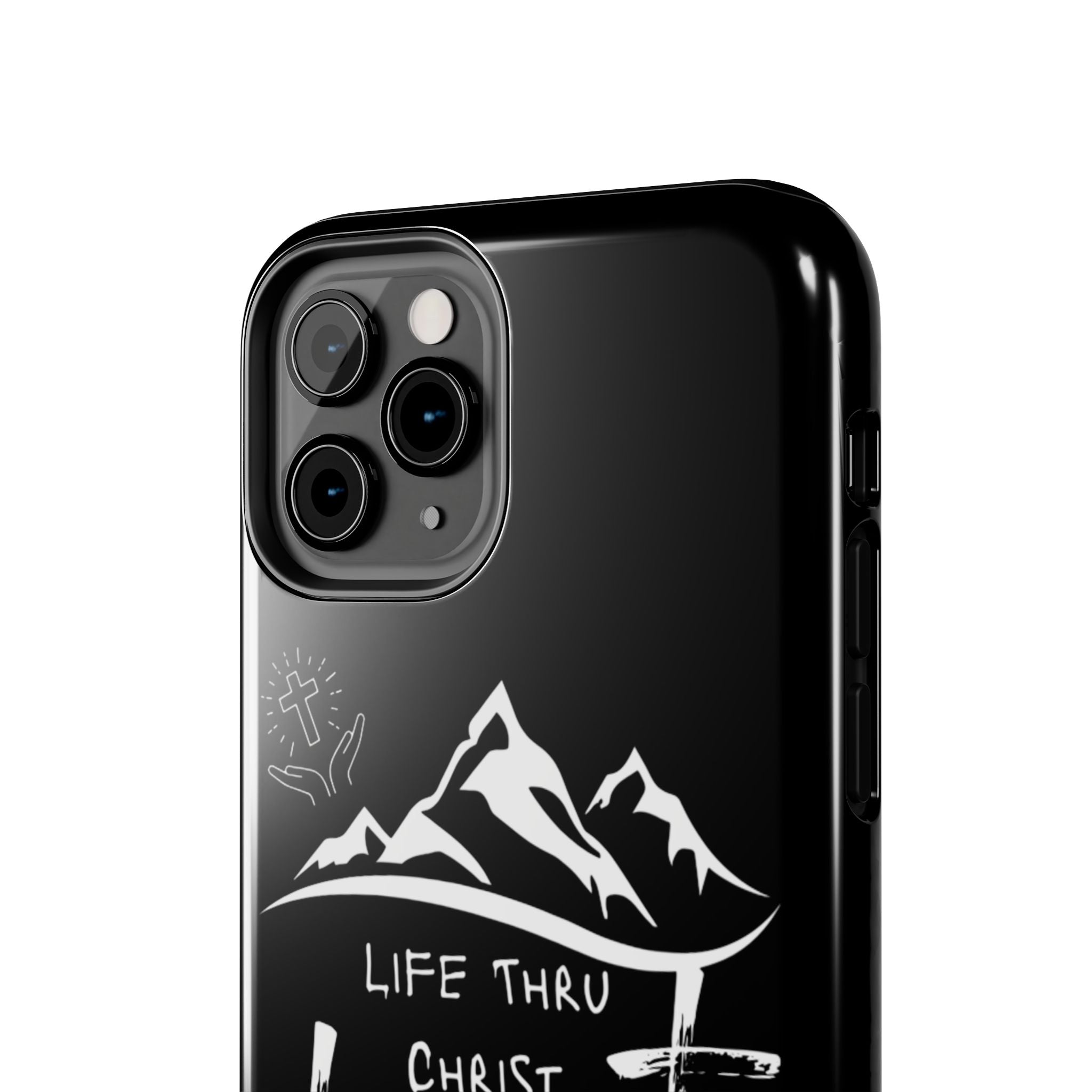 Life Thru Christ Black Phone Case