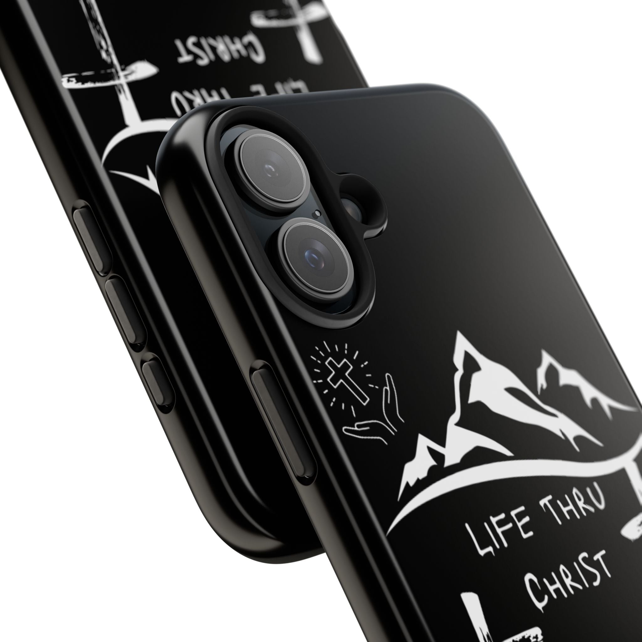 Life Thru Christ Black Phone Case