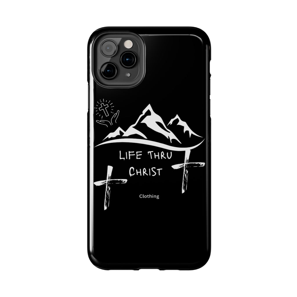 Life Thru Christ Black Phone Case