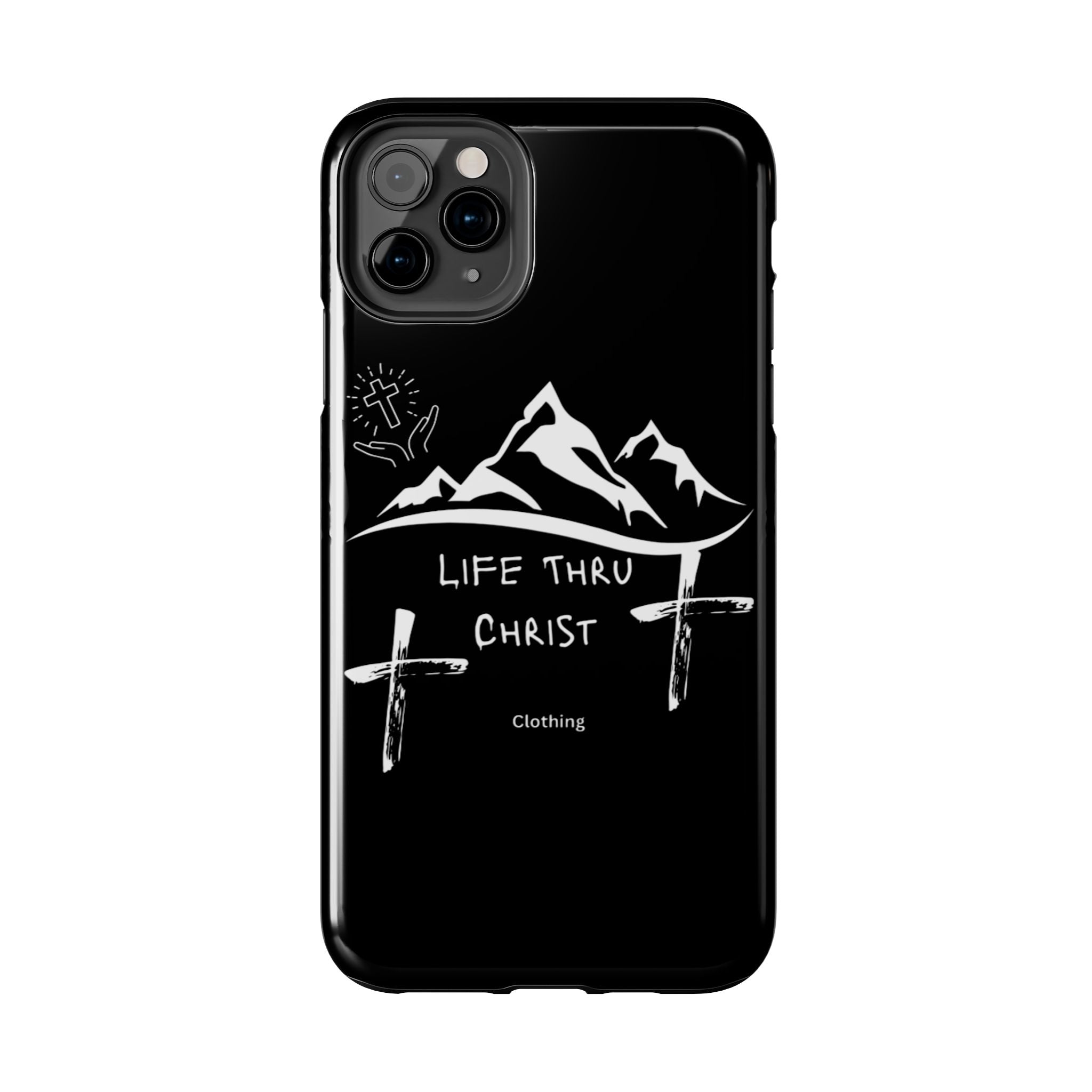 Life Thru Christ Black Phone Case