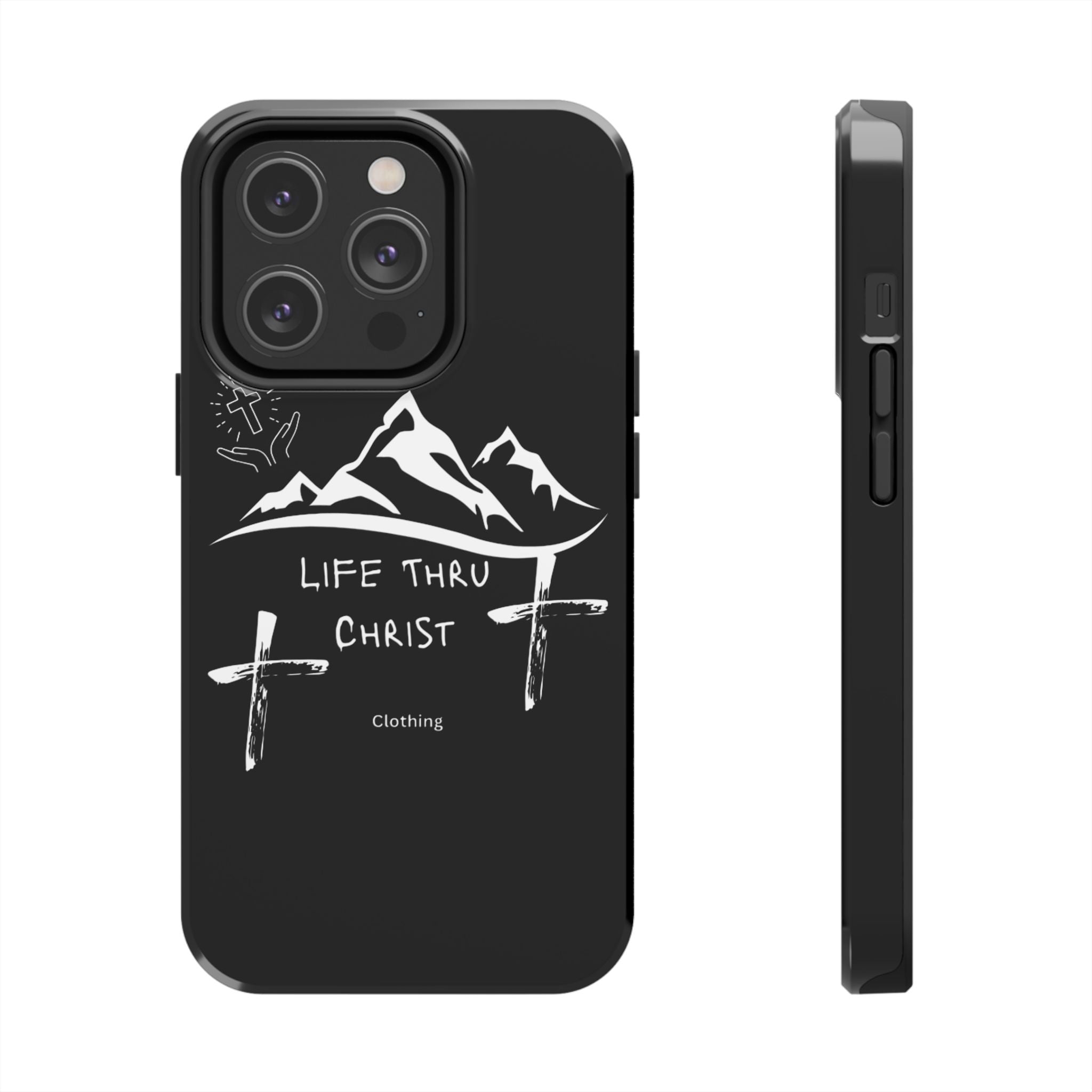 Life Thru Christ Black Phone Case