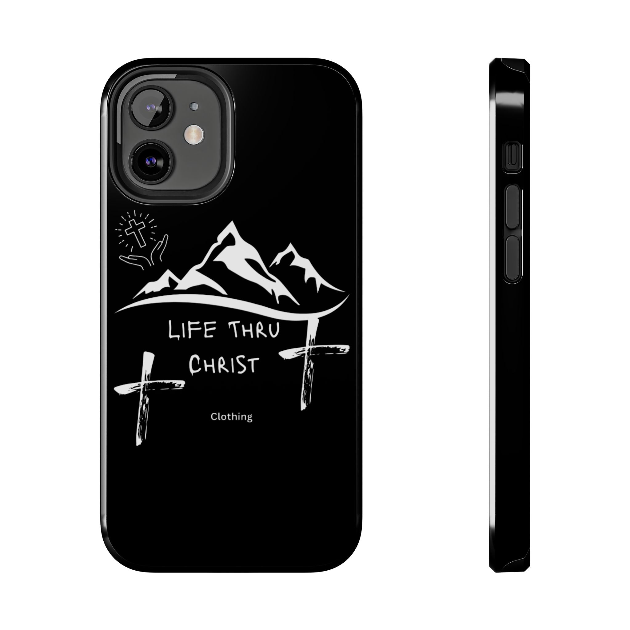 Life Thru Christ Black Phone Case