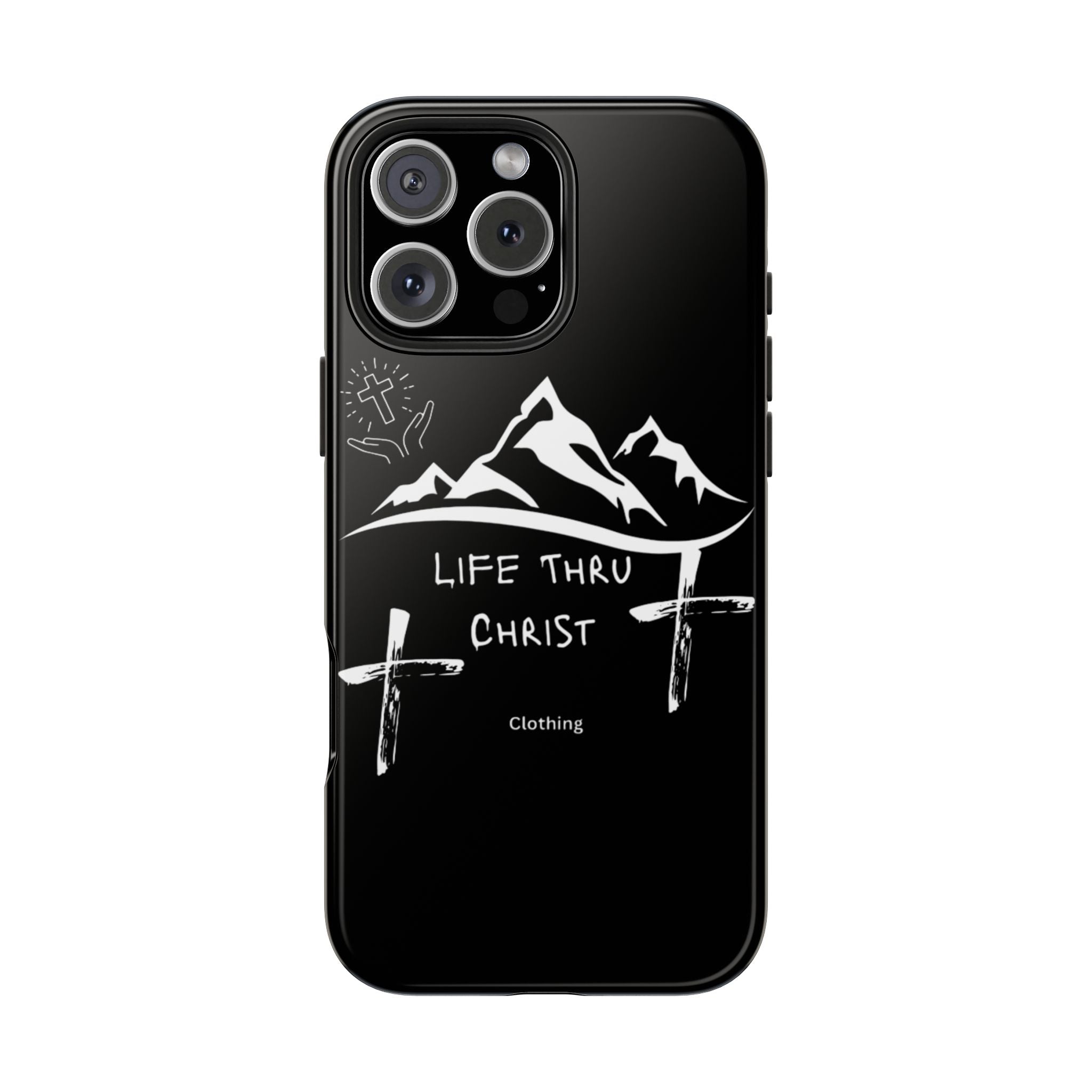 Life Thru Christ Black Phone Case