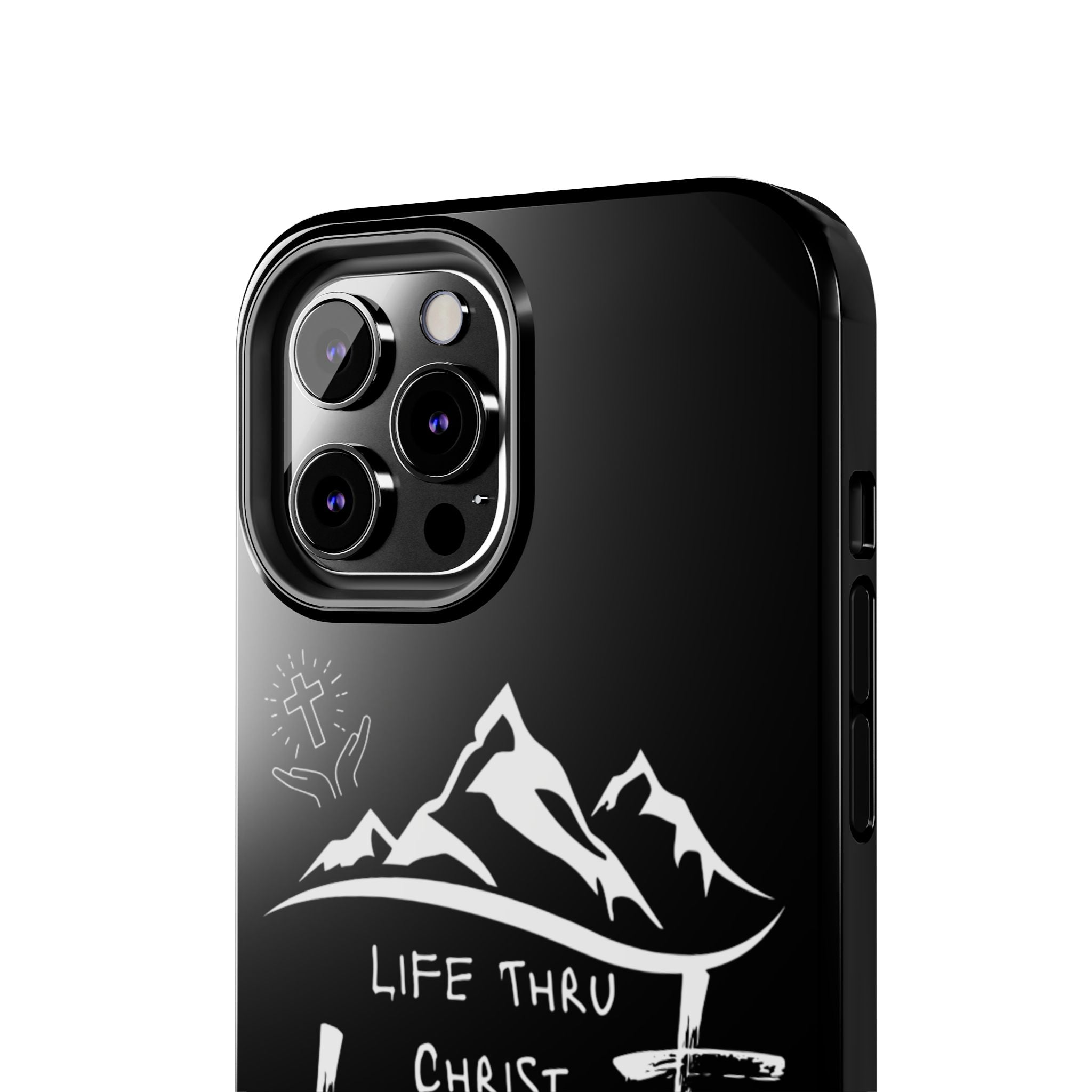 Life Thru Christ Black Phone Case