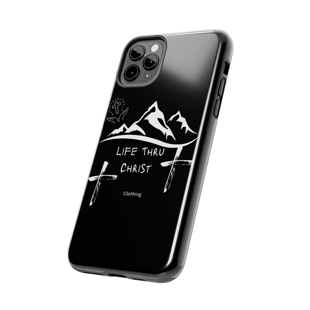 Life Thru Christ Black Phone Case