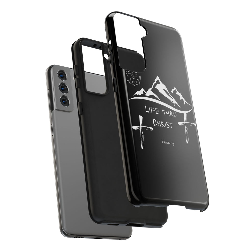 Life Thru Christ Black Phone Case