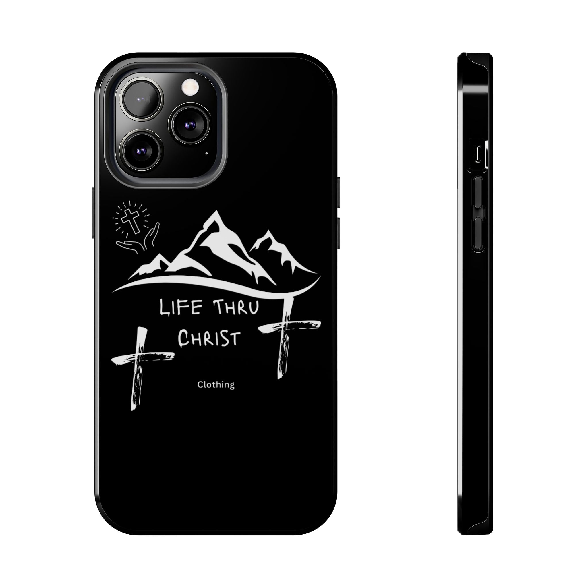 Life Thru Christ Black Phone Case