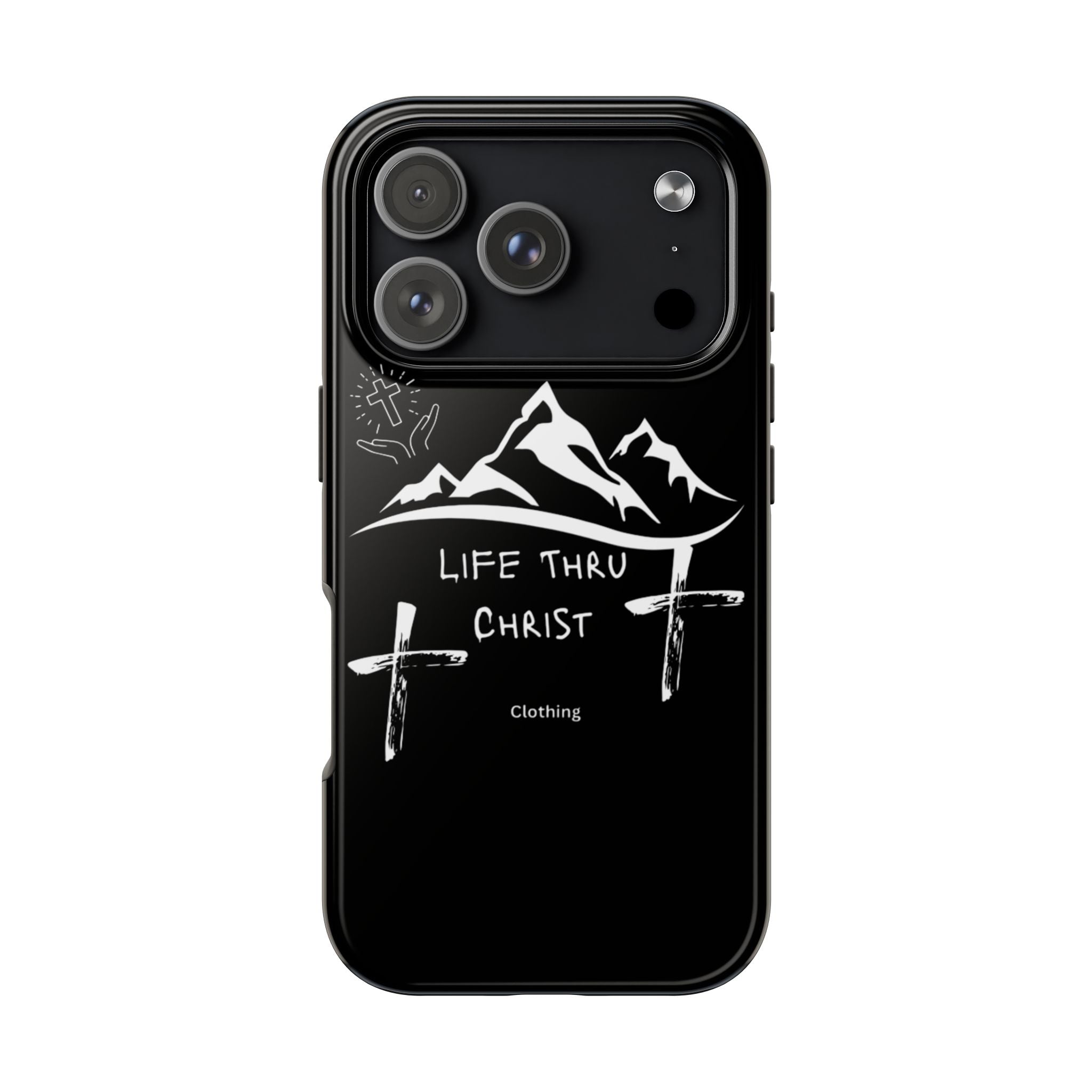 Life Thru Christ Black Phone Case