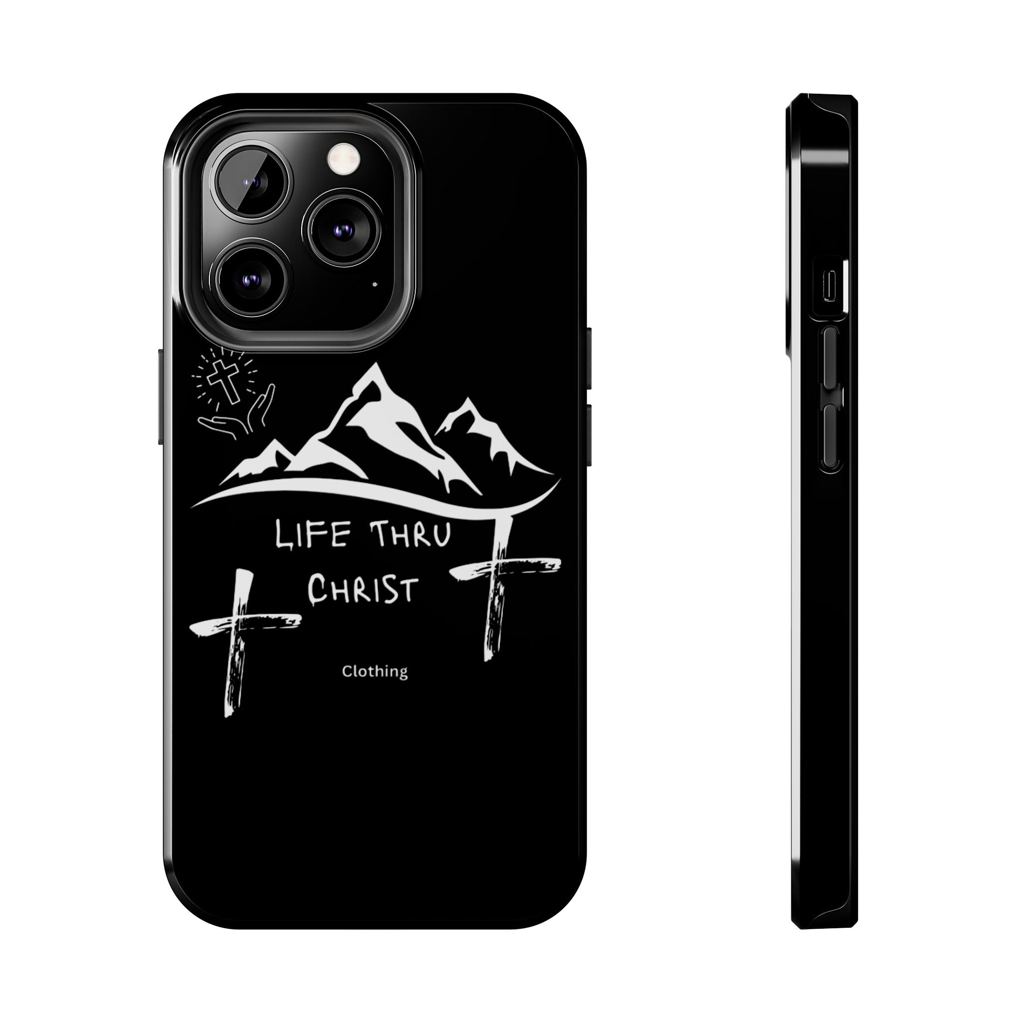 Life Thru Christ Black Phone Case