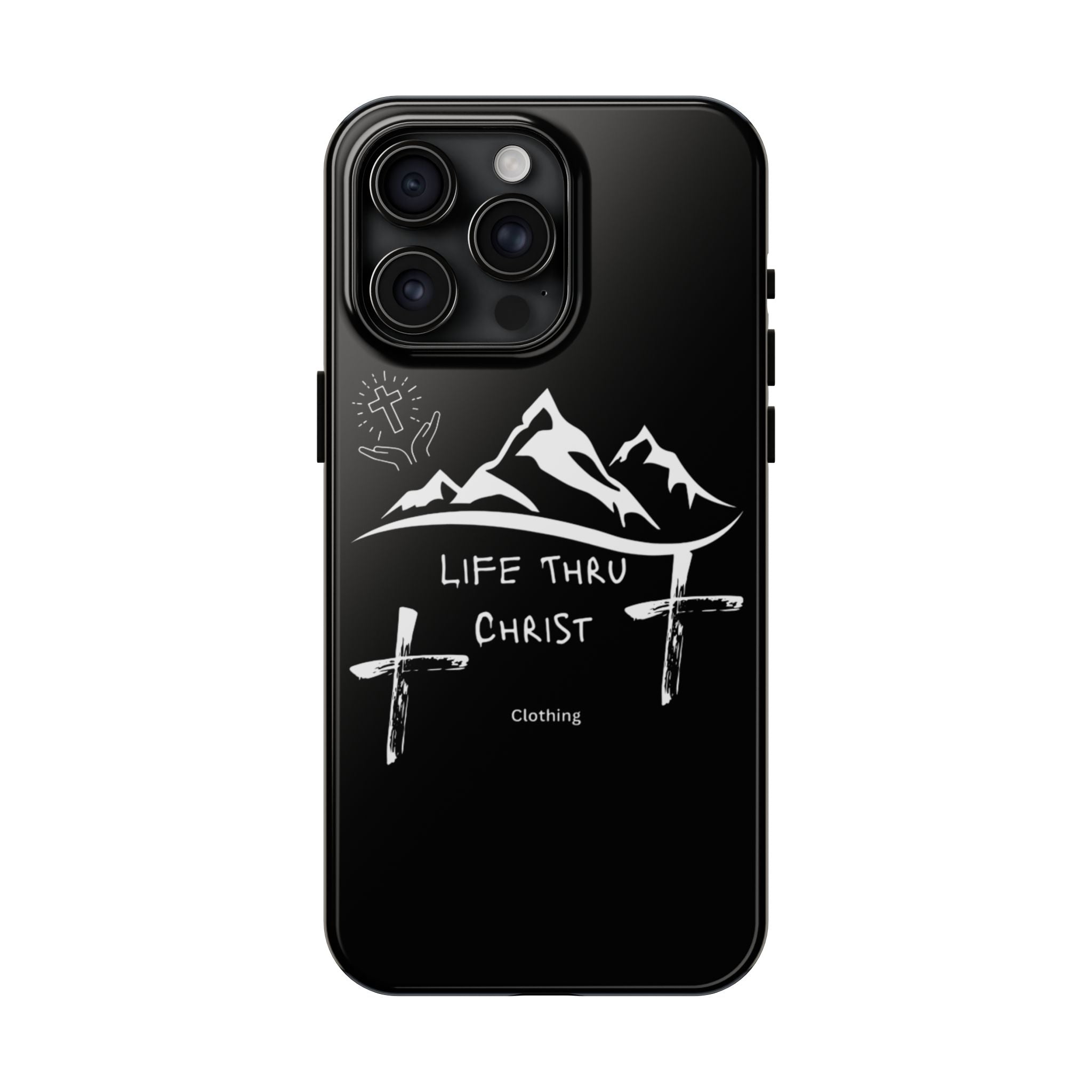 Life Thru Christ Black Phone Case