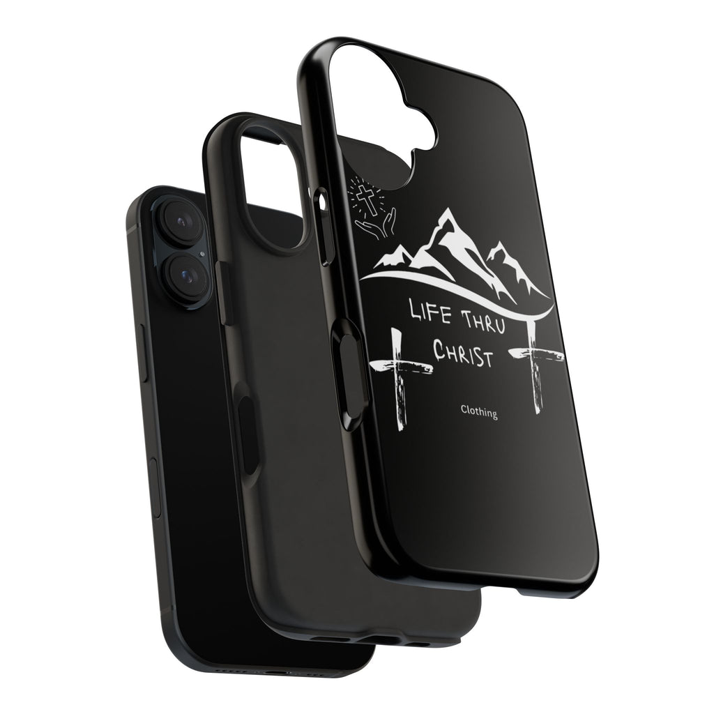 Life Thru Christ Black Phone Case