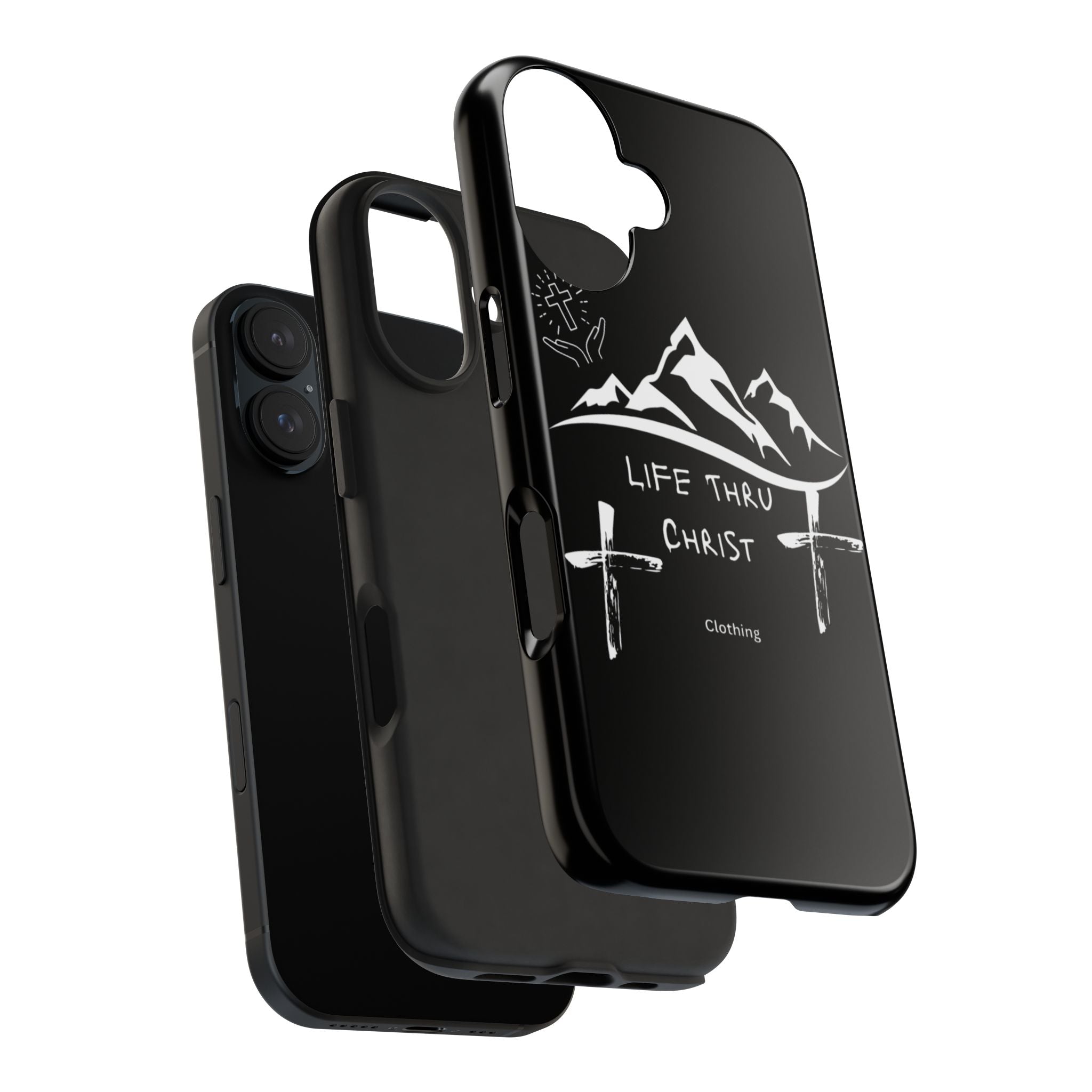 Life Thru Christ Black Phone Case