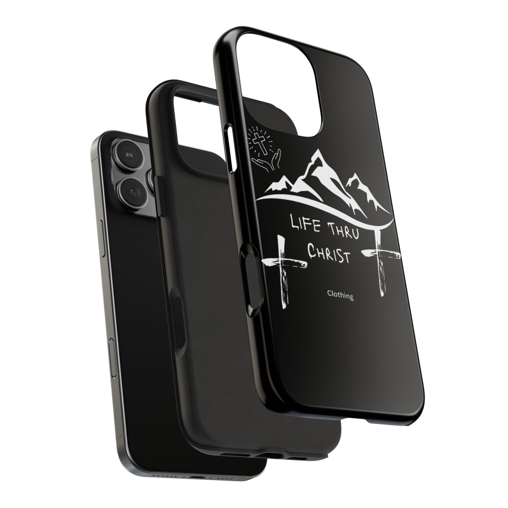 Life Thru Christ Black Phone Case