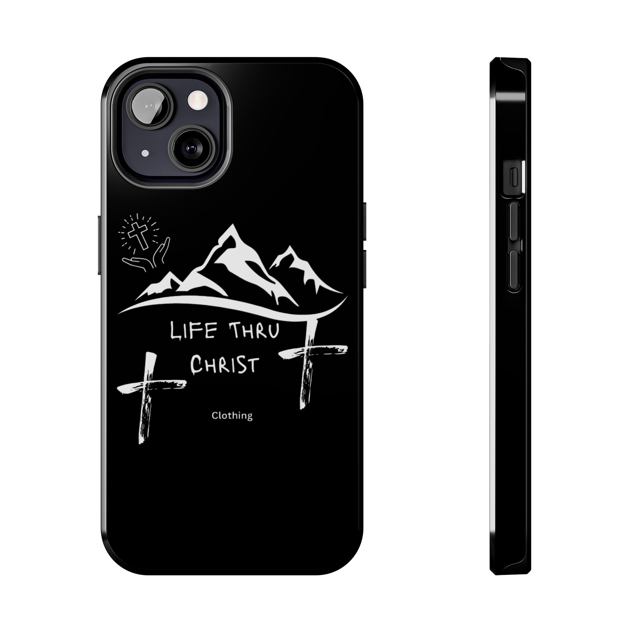 Life Thru Christ Black Phone Case