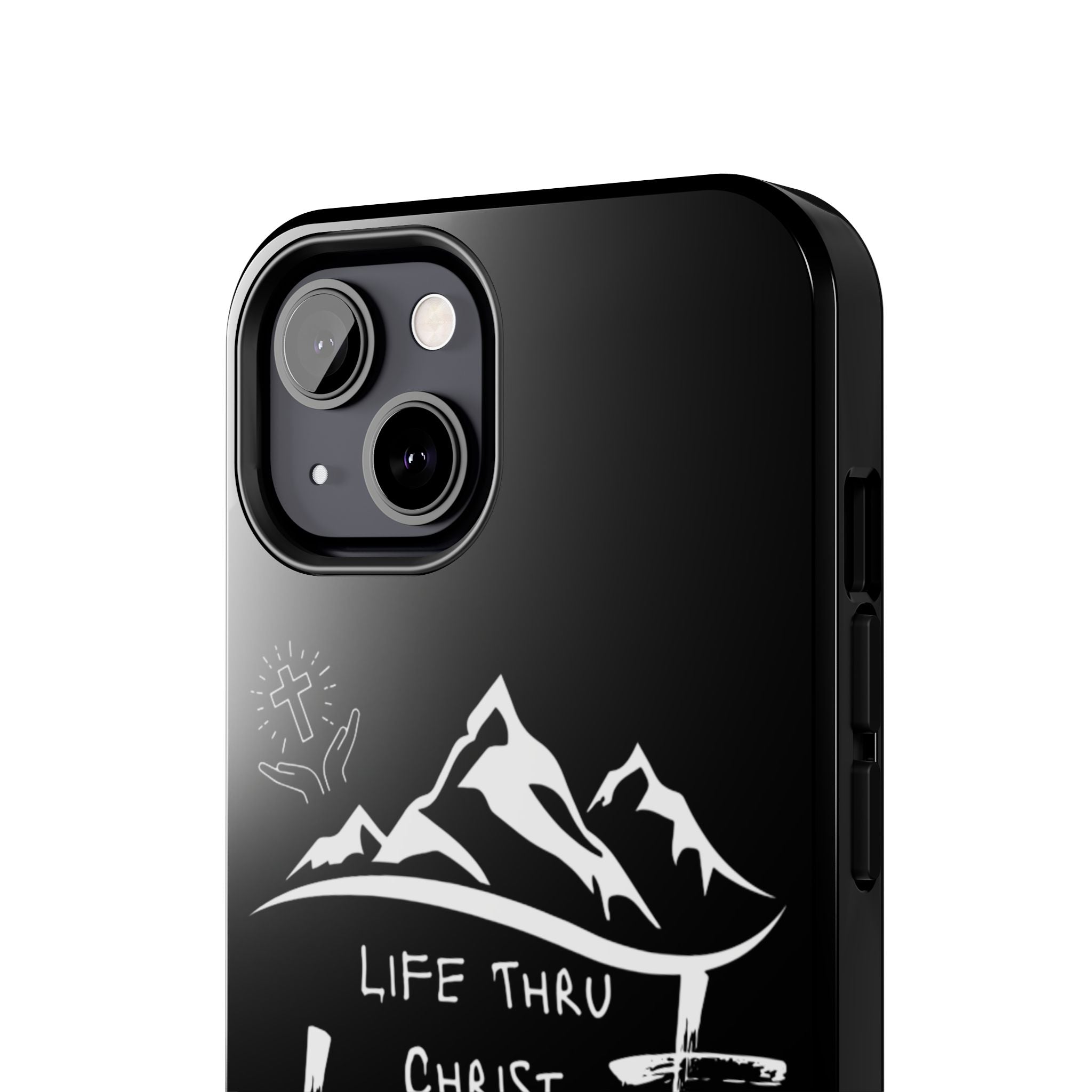 Life Thru Christ Black Phone Case