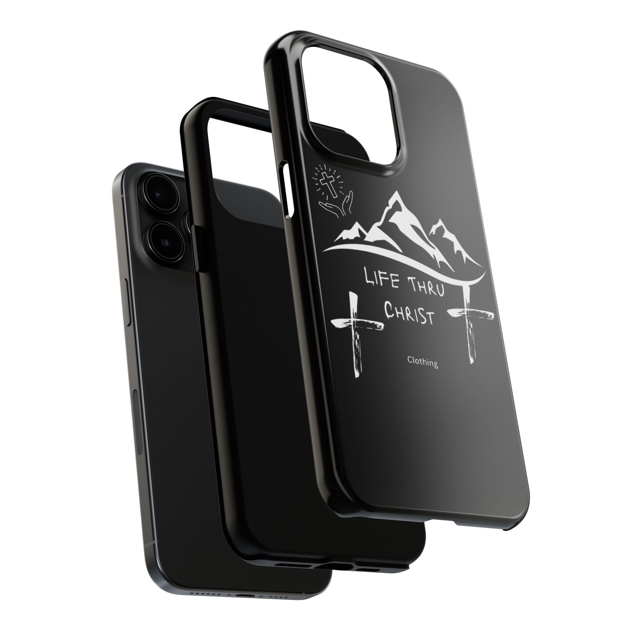 Life Thru Christ Black Phone Case