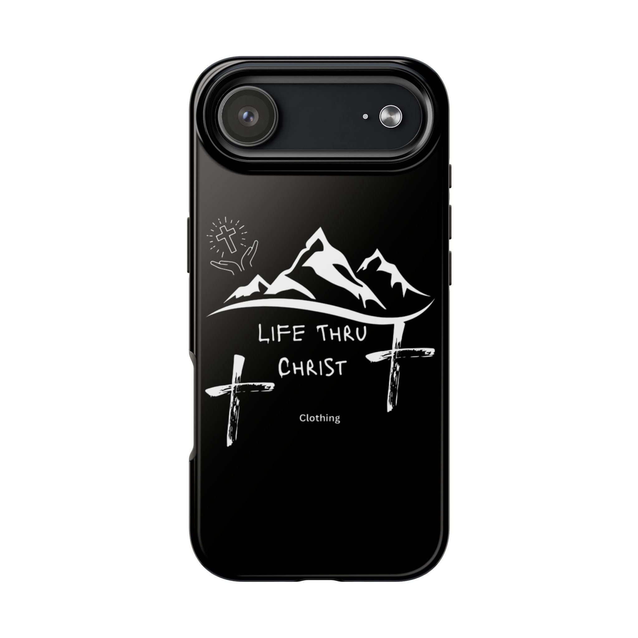 Life Thru Christ Black Phone Case