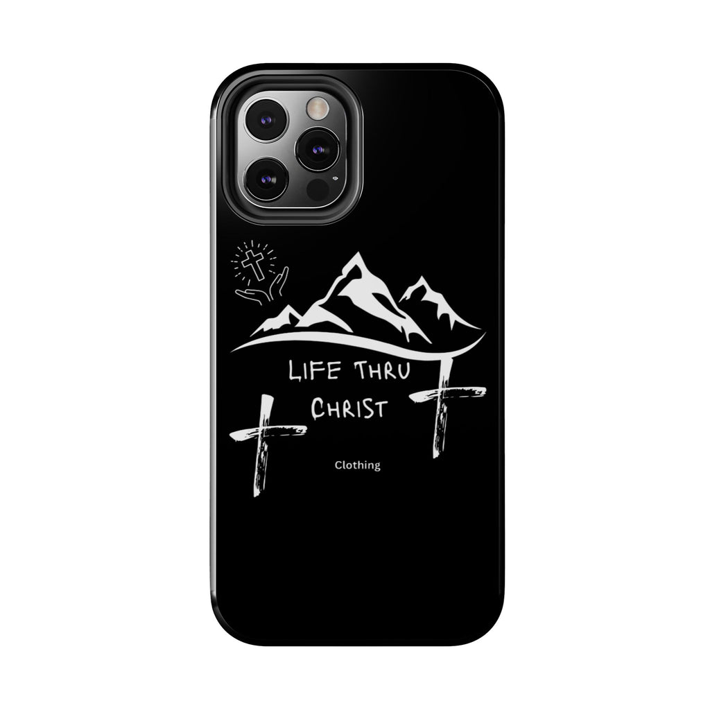 Life Thru Christ Black Phone Case