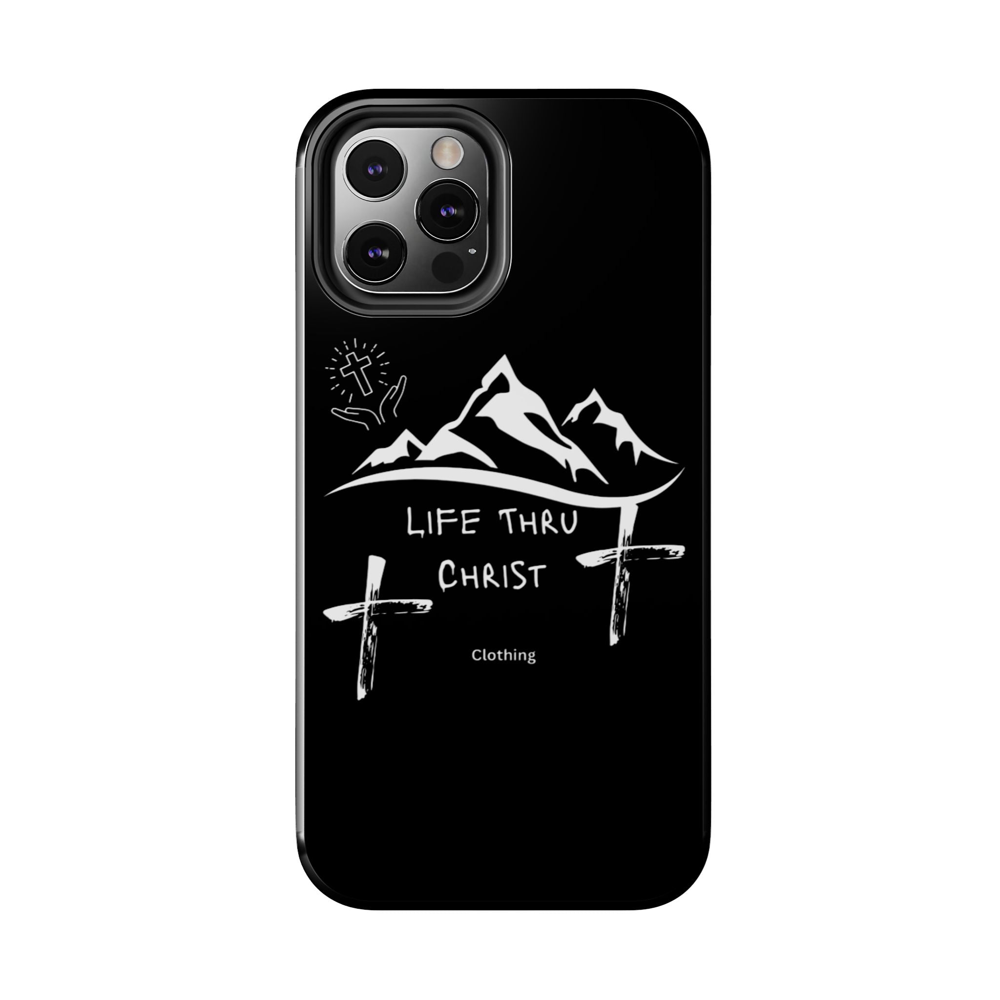 Life Thru Christ Black Phone Case