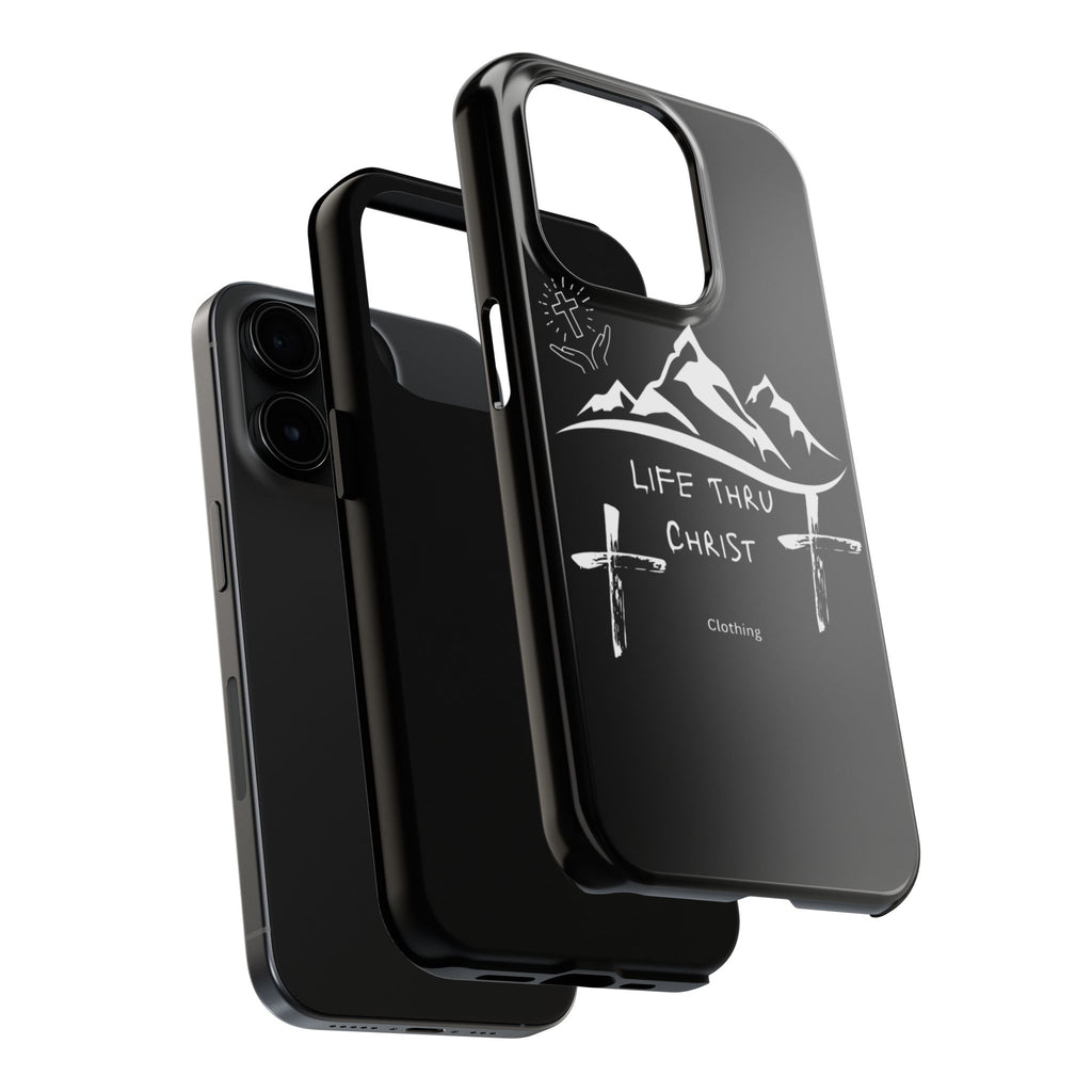Life Thru Christ Black Phone Case