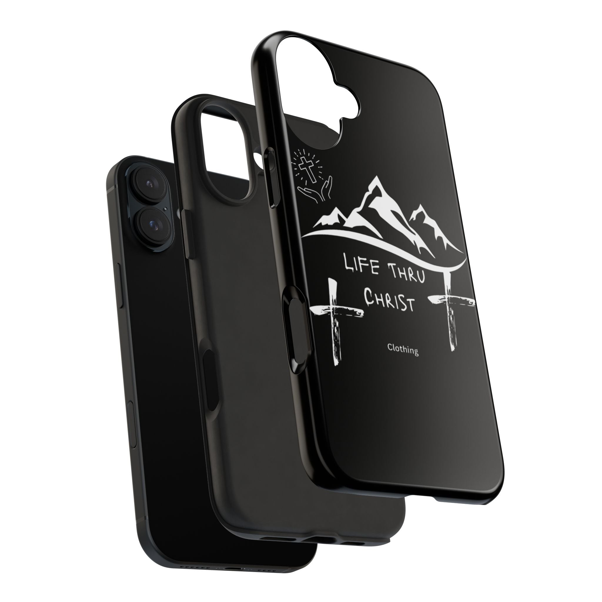 Life Thru Christ Black Phone Case