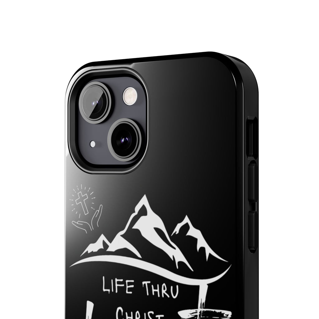 Life Thru Christ Black Phone Case