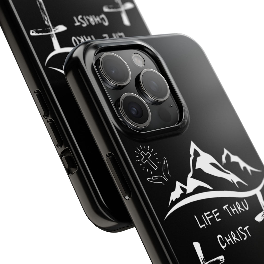 Life Thru Christ Black Phone Case