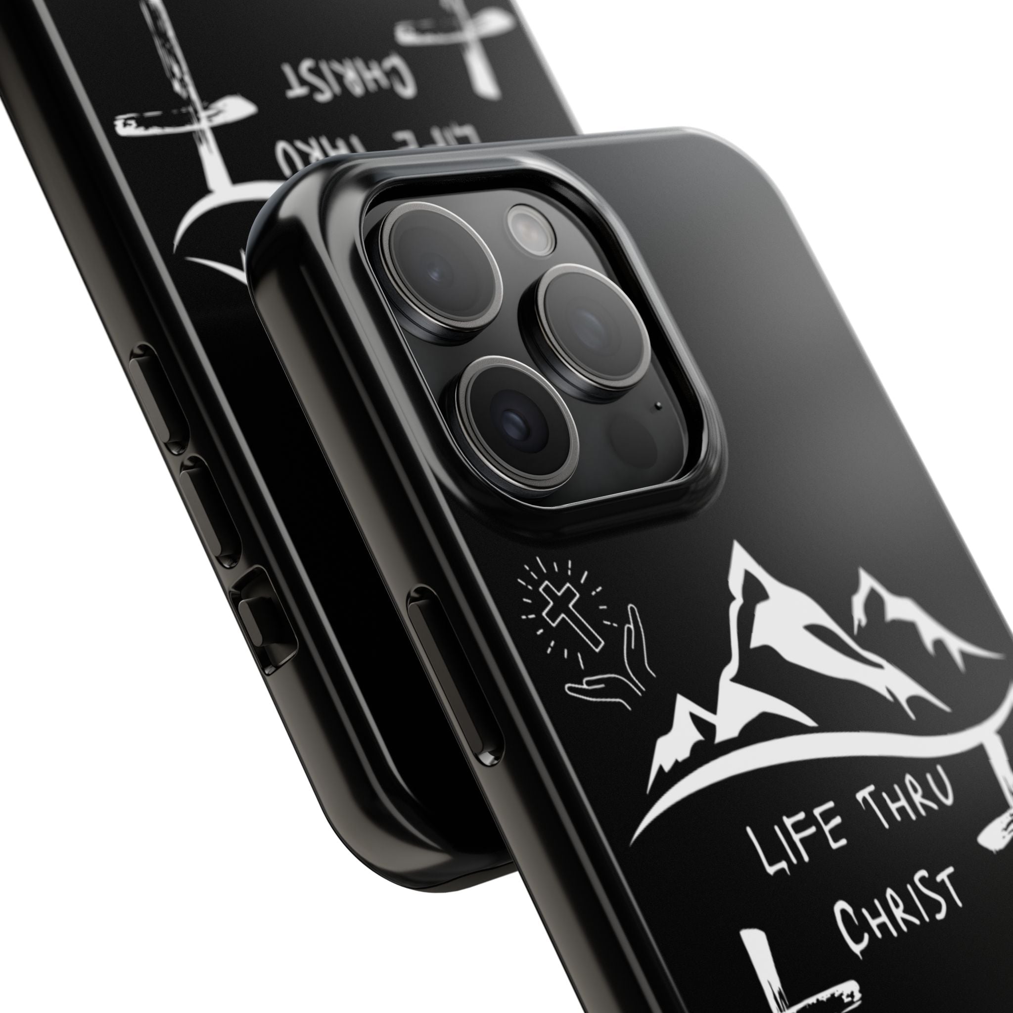 Life Thru Christ Black Phone Case