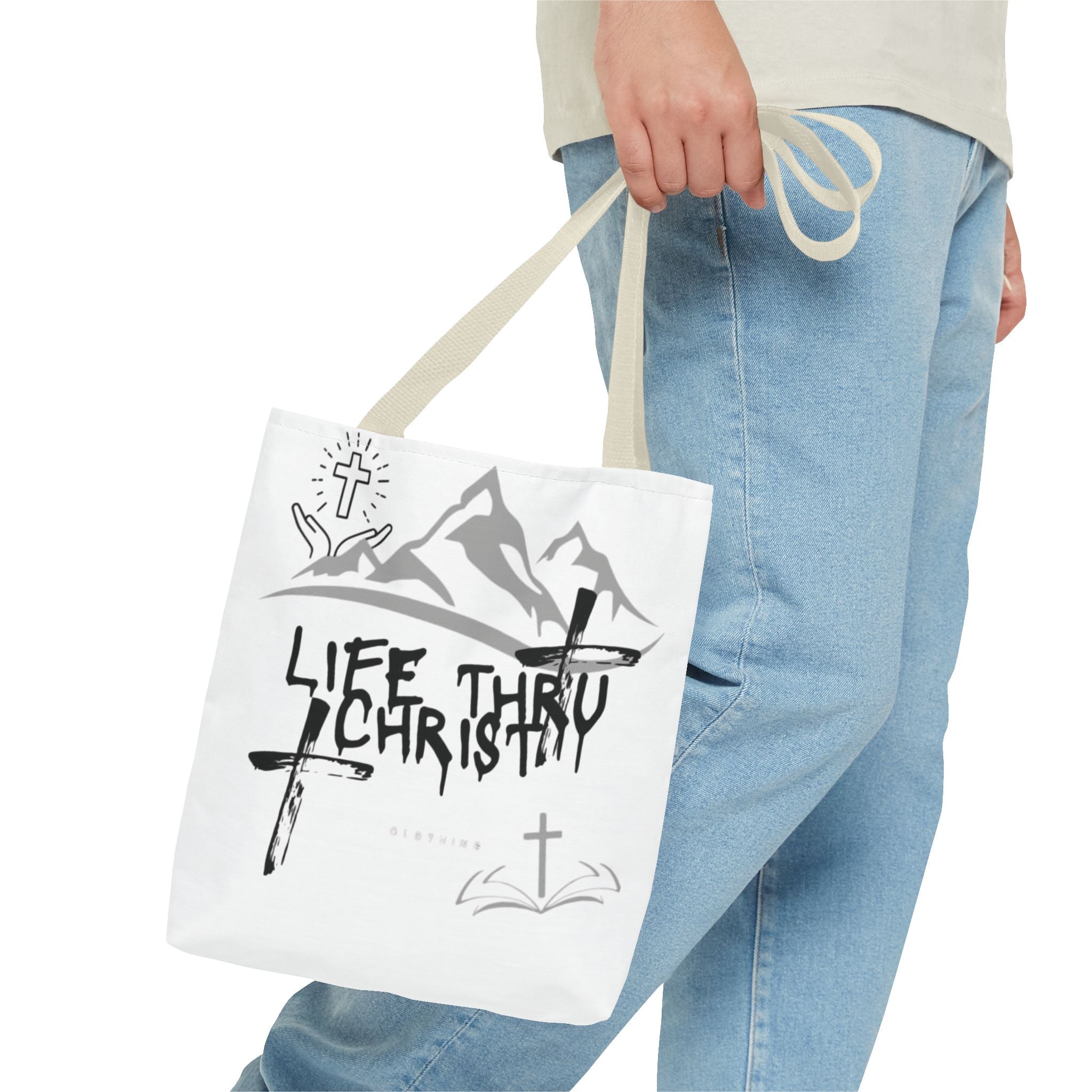Life Thru Christ Tote Bag