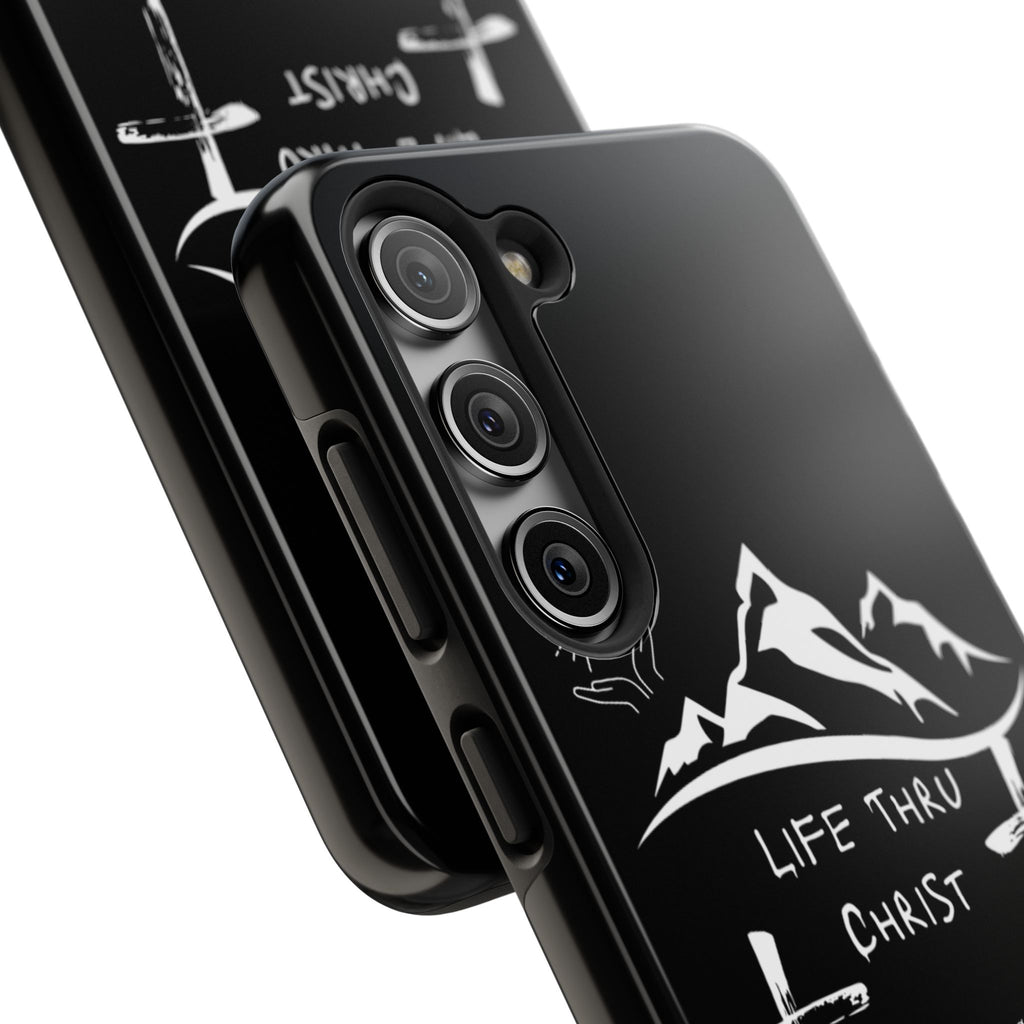 Life Thru Christ Black Phone Case