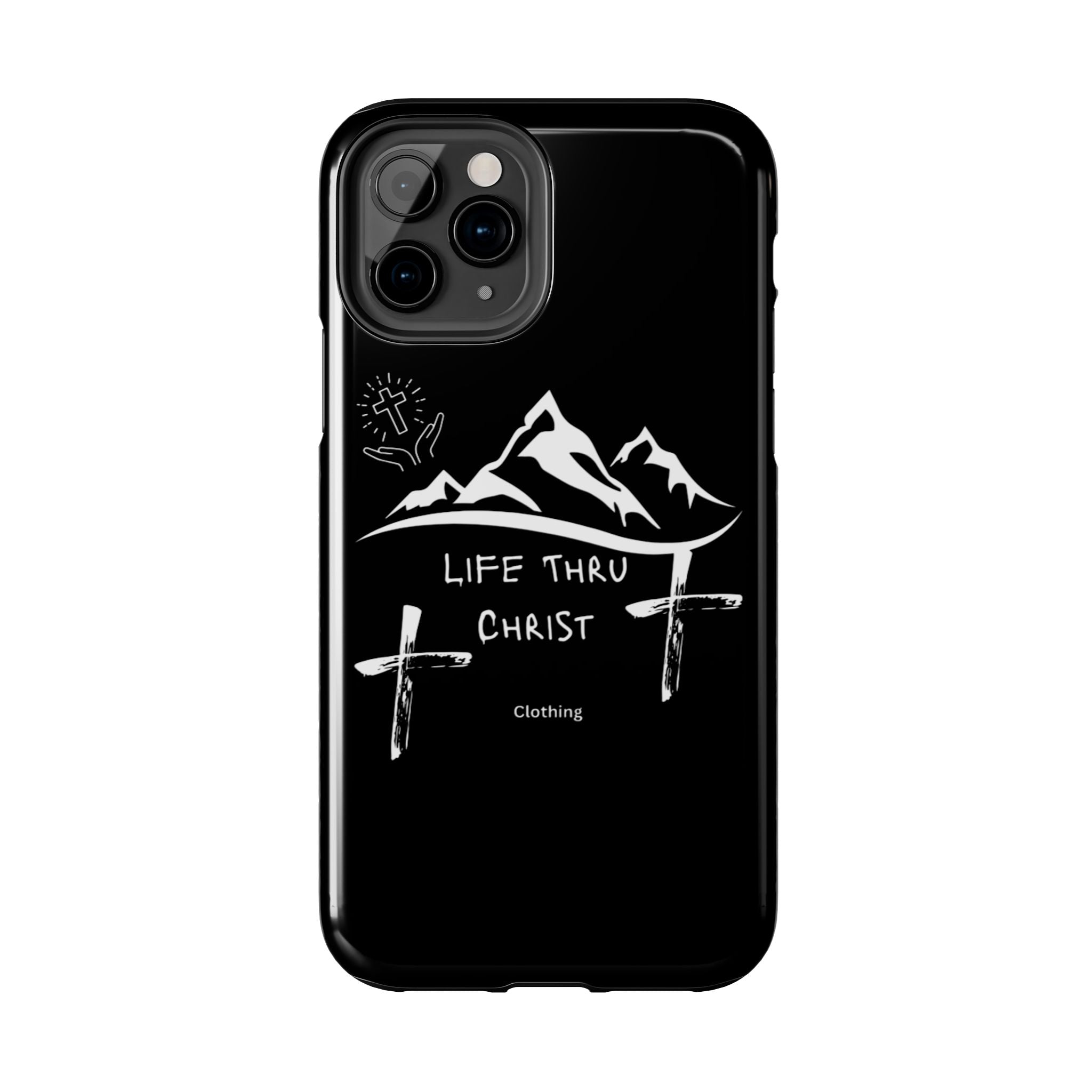 Life Thru Christ Black Phone Case