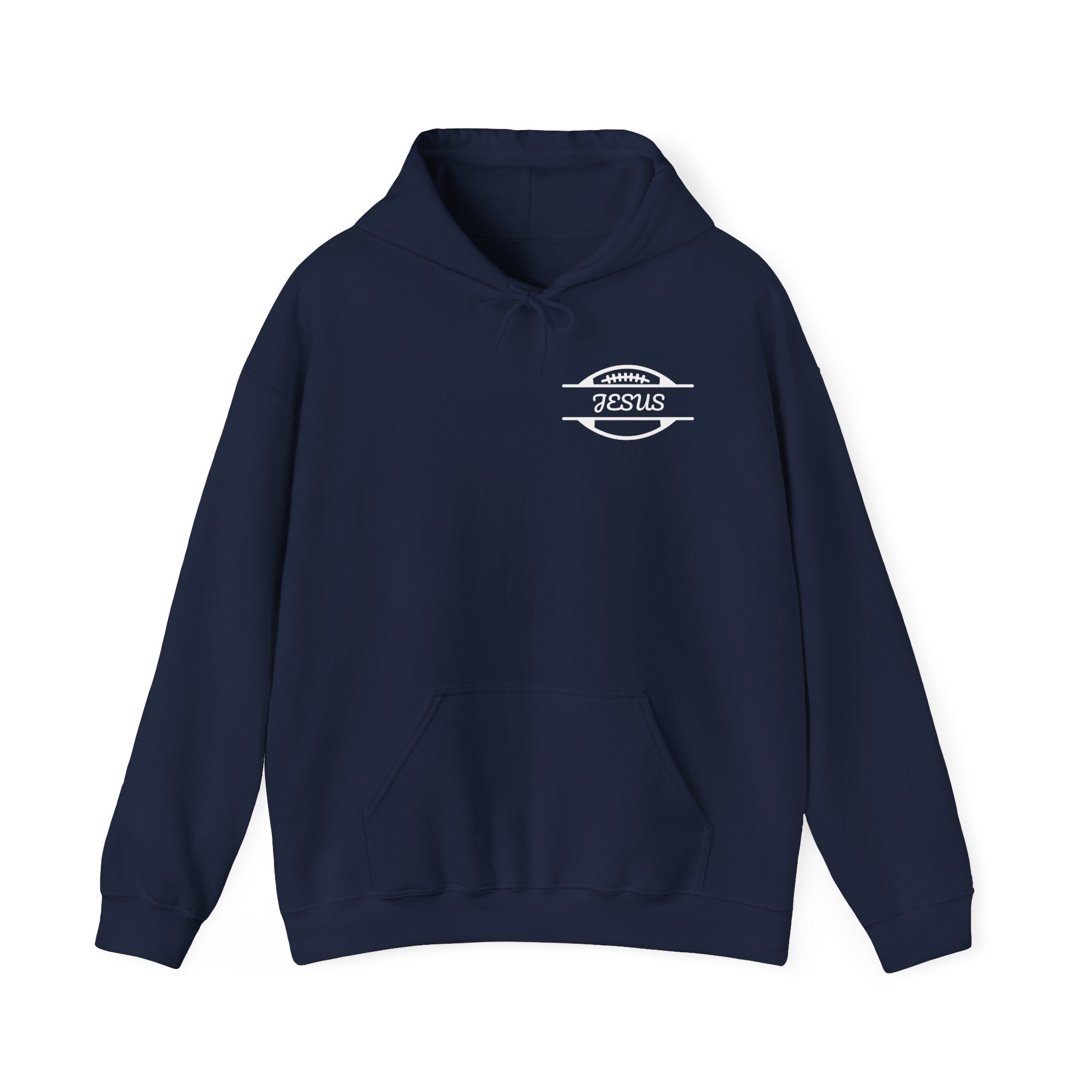 Life Thru Christ Philippians 4:13 Football Hoodie
