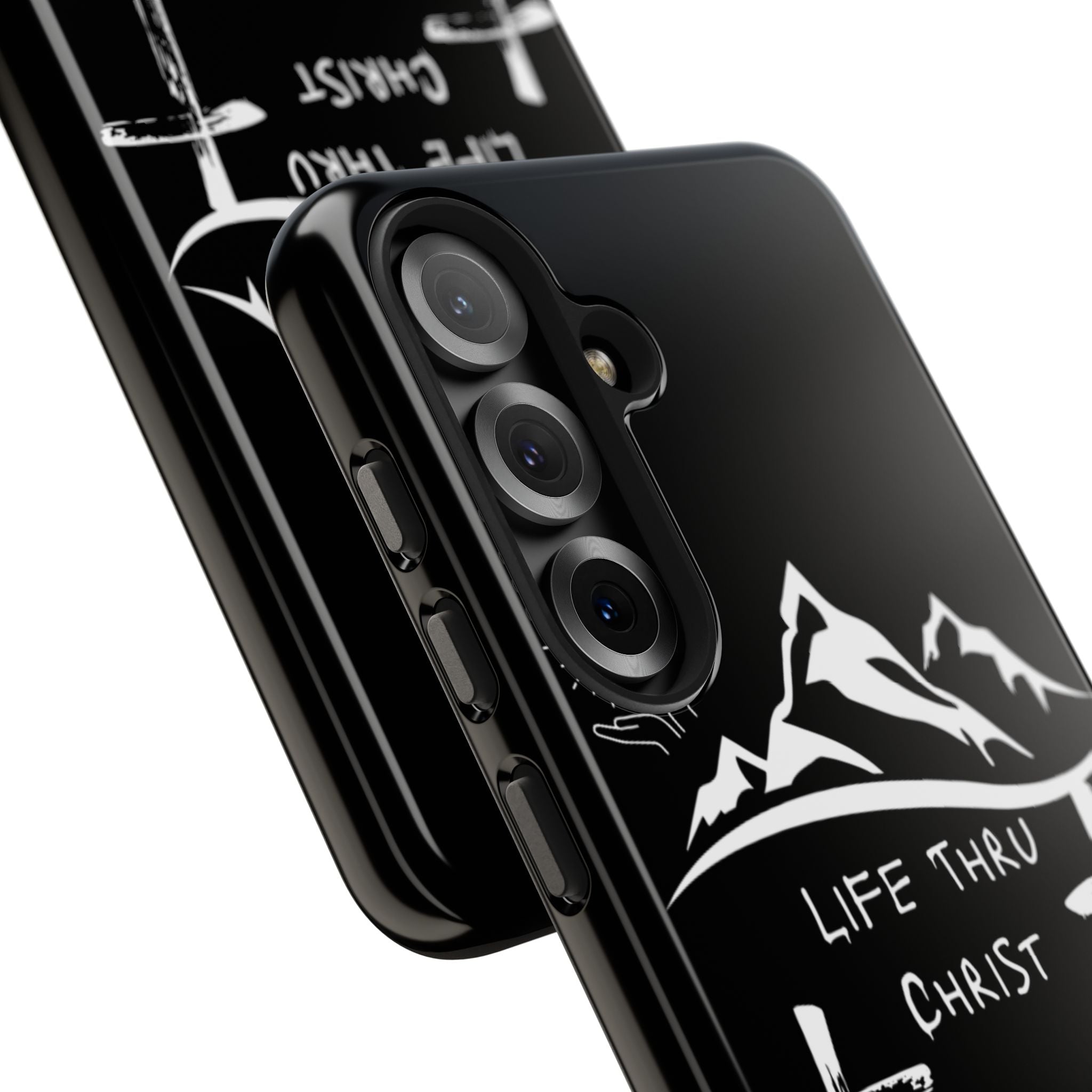 Life Thru Christ Black Phone Case