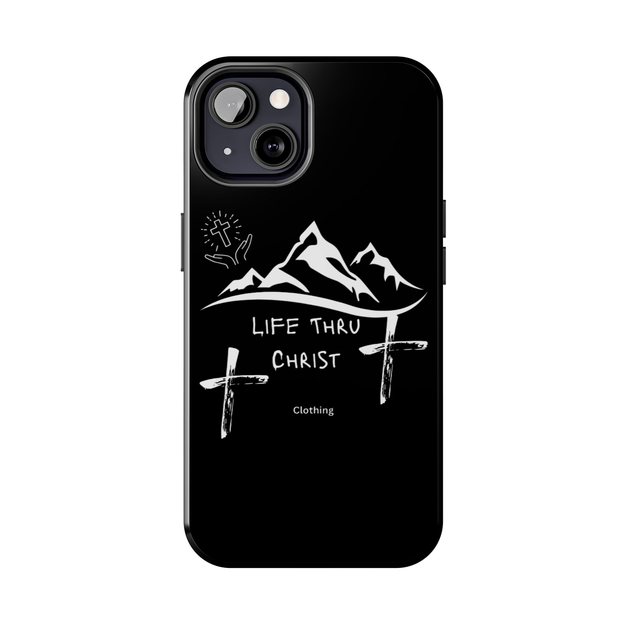 Life Thru Christ Black Phone Case
