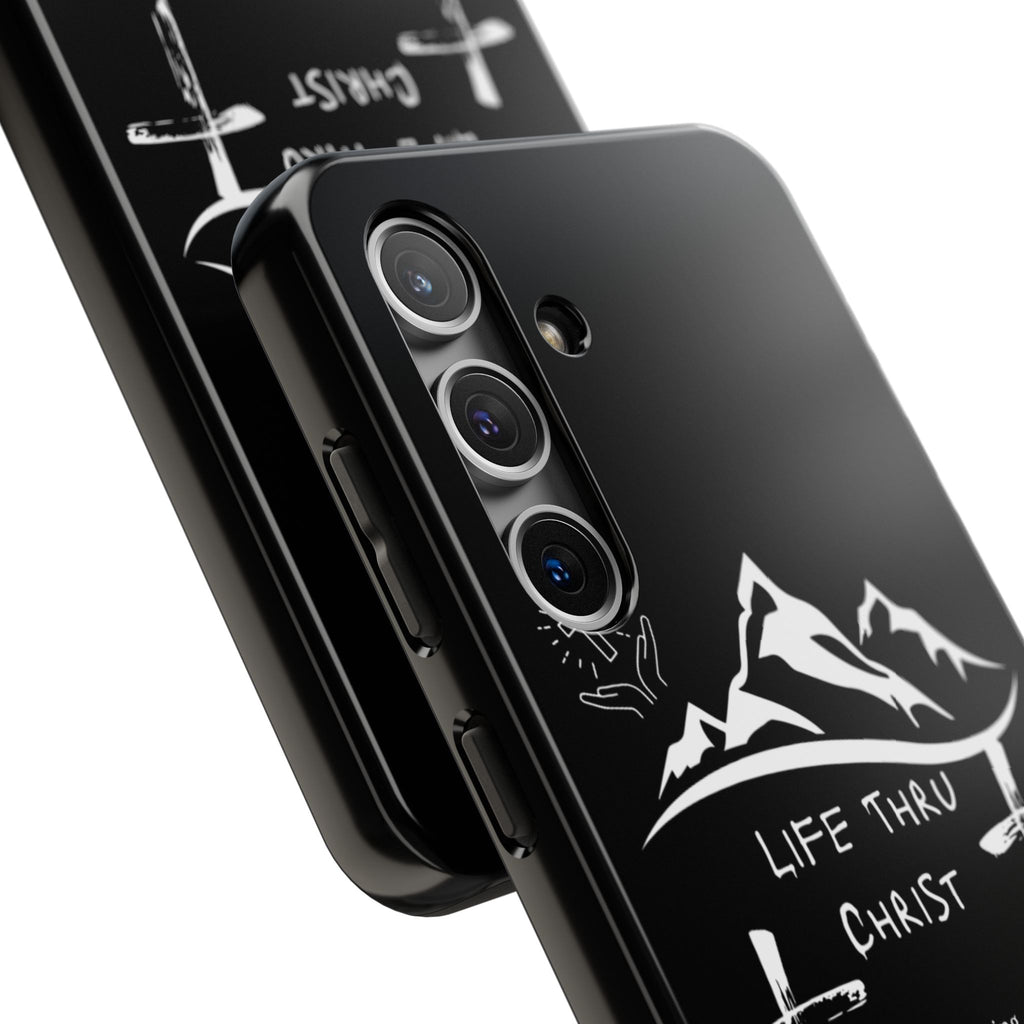 Life Thru Christ Black Phone Case