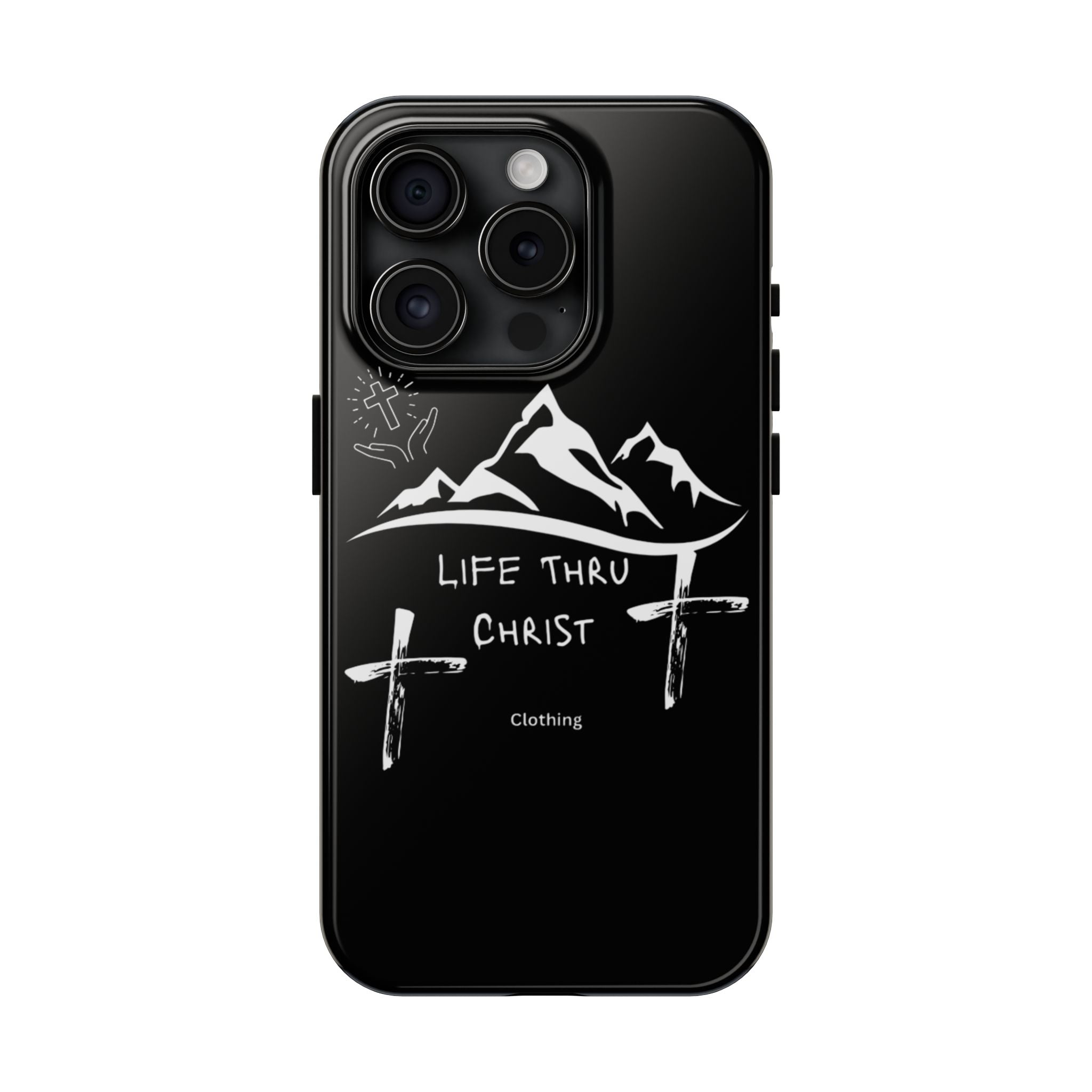 Life Thru Christ Black Phone Case