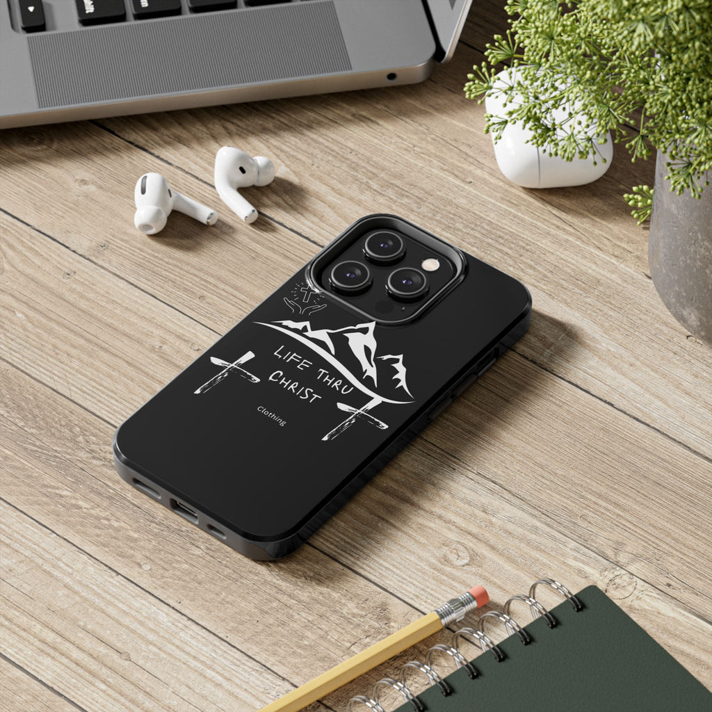 Life Thru Christ Black Phone Case