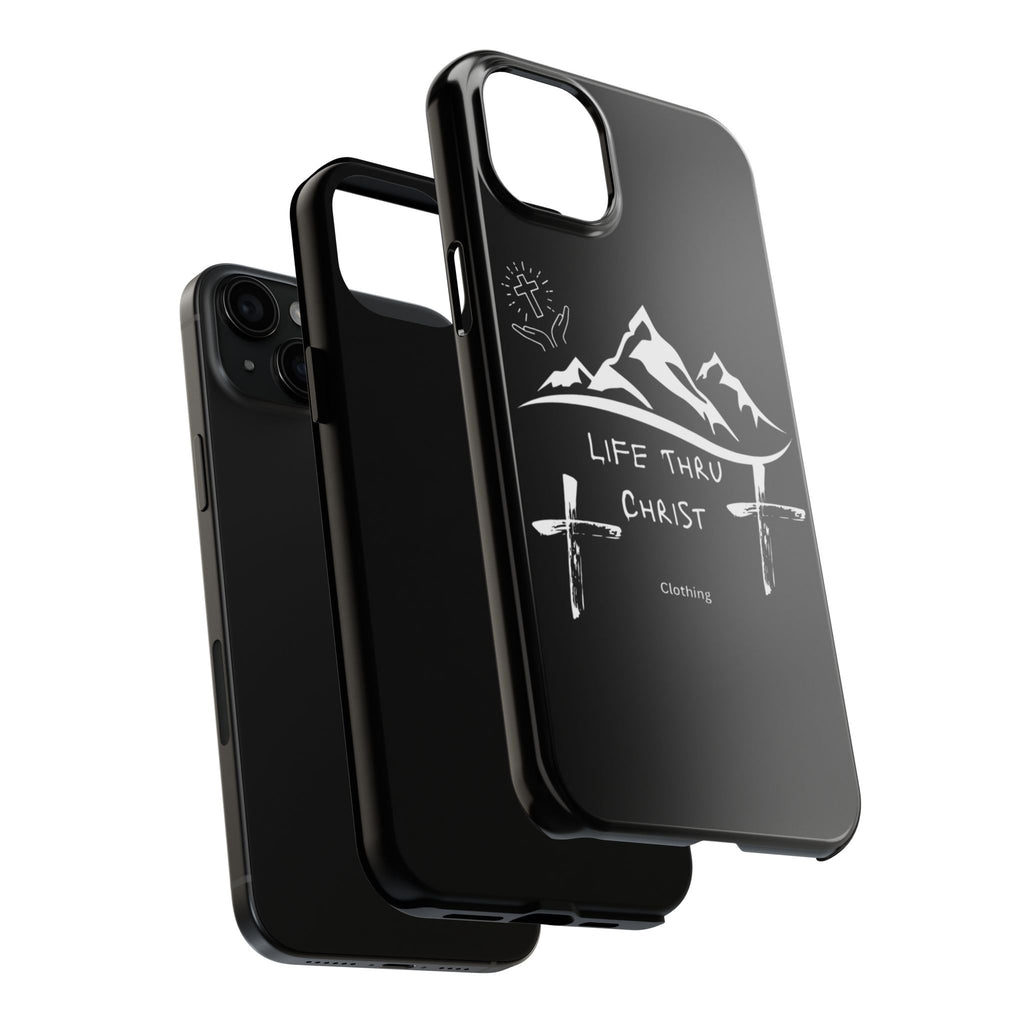 Life Thru Christ Black Phone Case