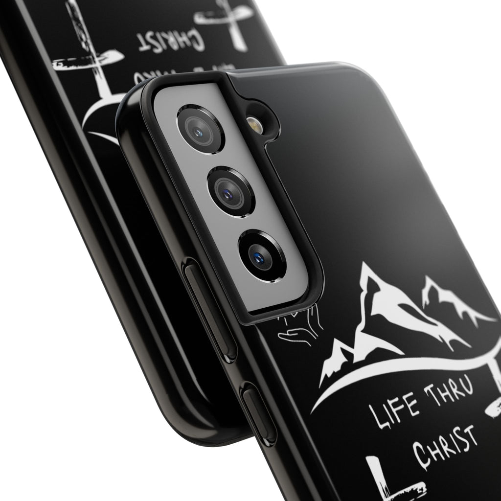 Life Thru Christ Black Phone Case
